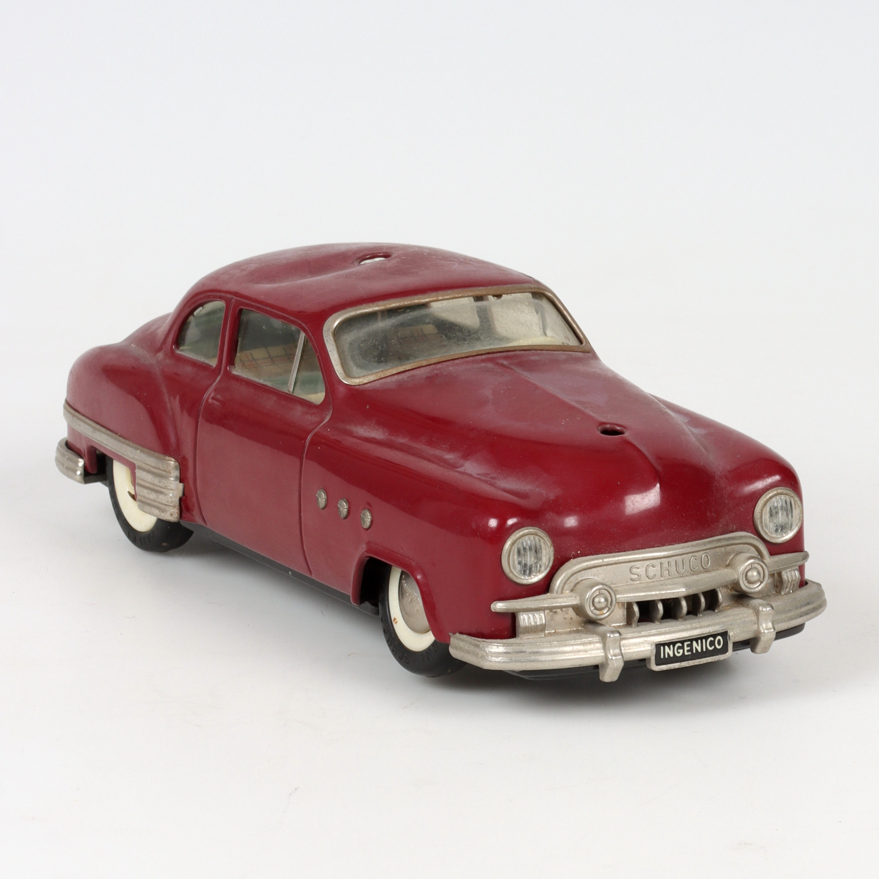 SCHUCO, Modellbil, "Ingenico 5335", plåt, urverk, US-Zone, Tyskland.