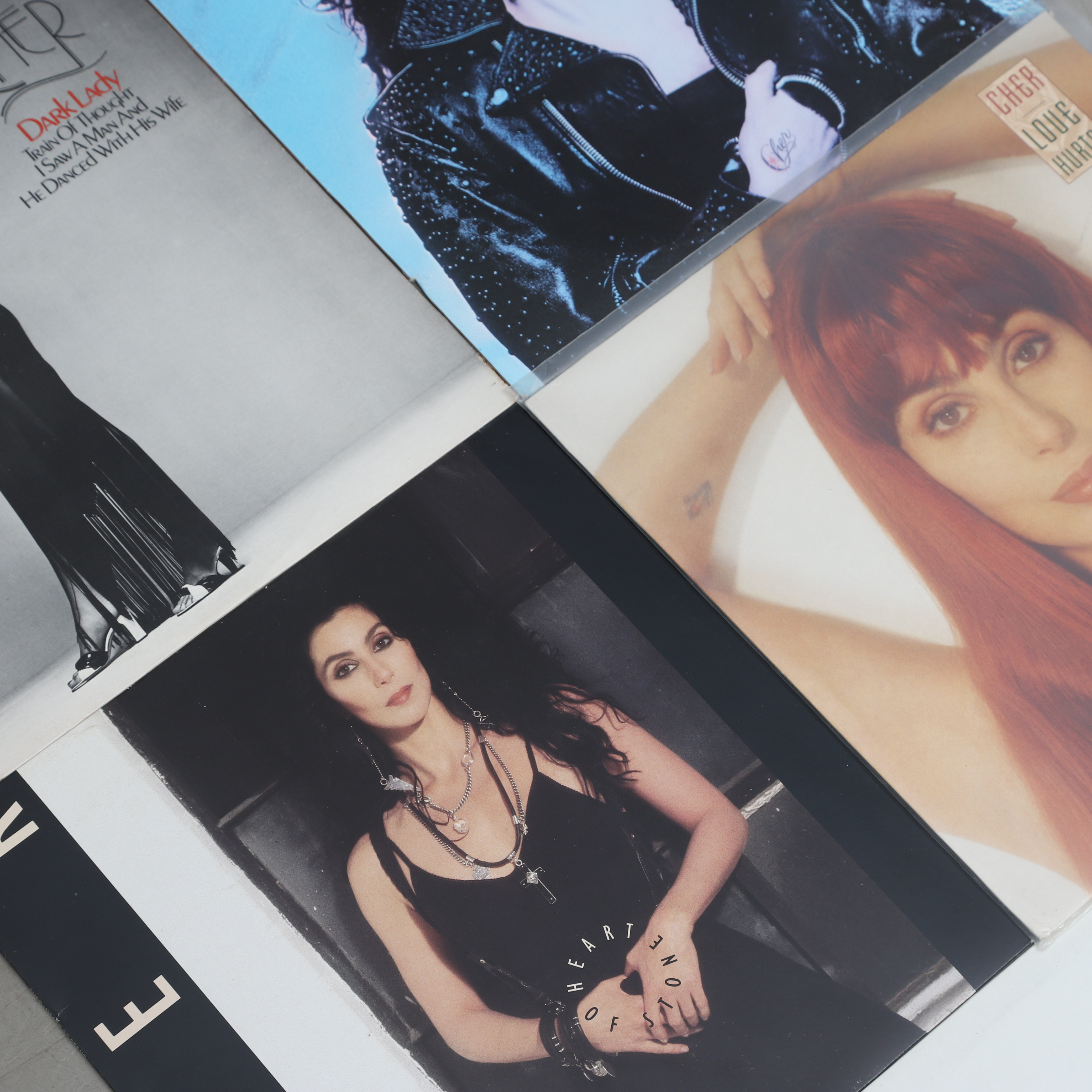 VINYLSKIVOR, 5 st, Cher.