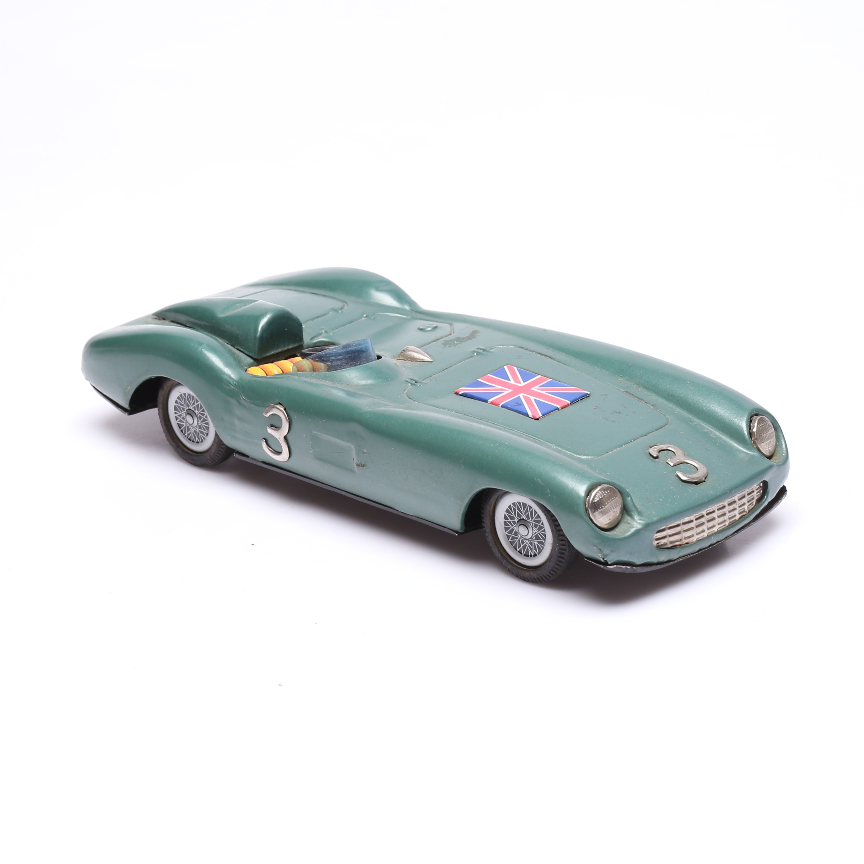 LEKSAK, bil, plåt, Ferrari 813 1958 Bandai, Japan.