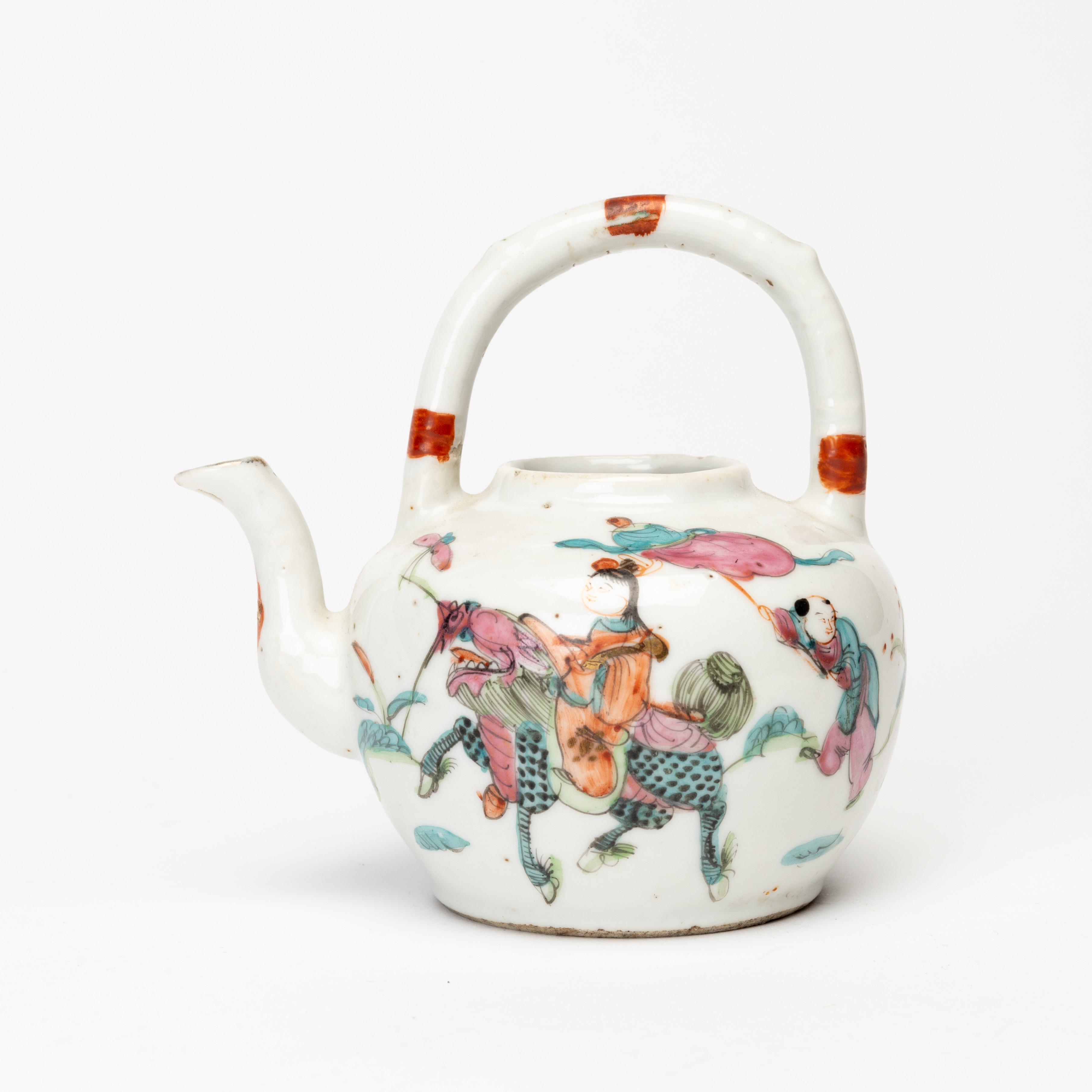 TEKANNA, Porslin, Qingdynastin, 1800-tal.