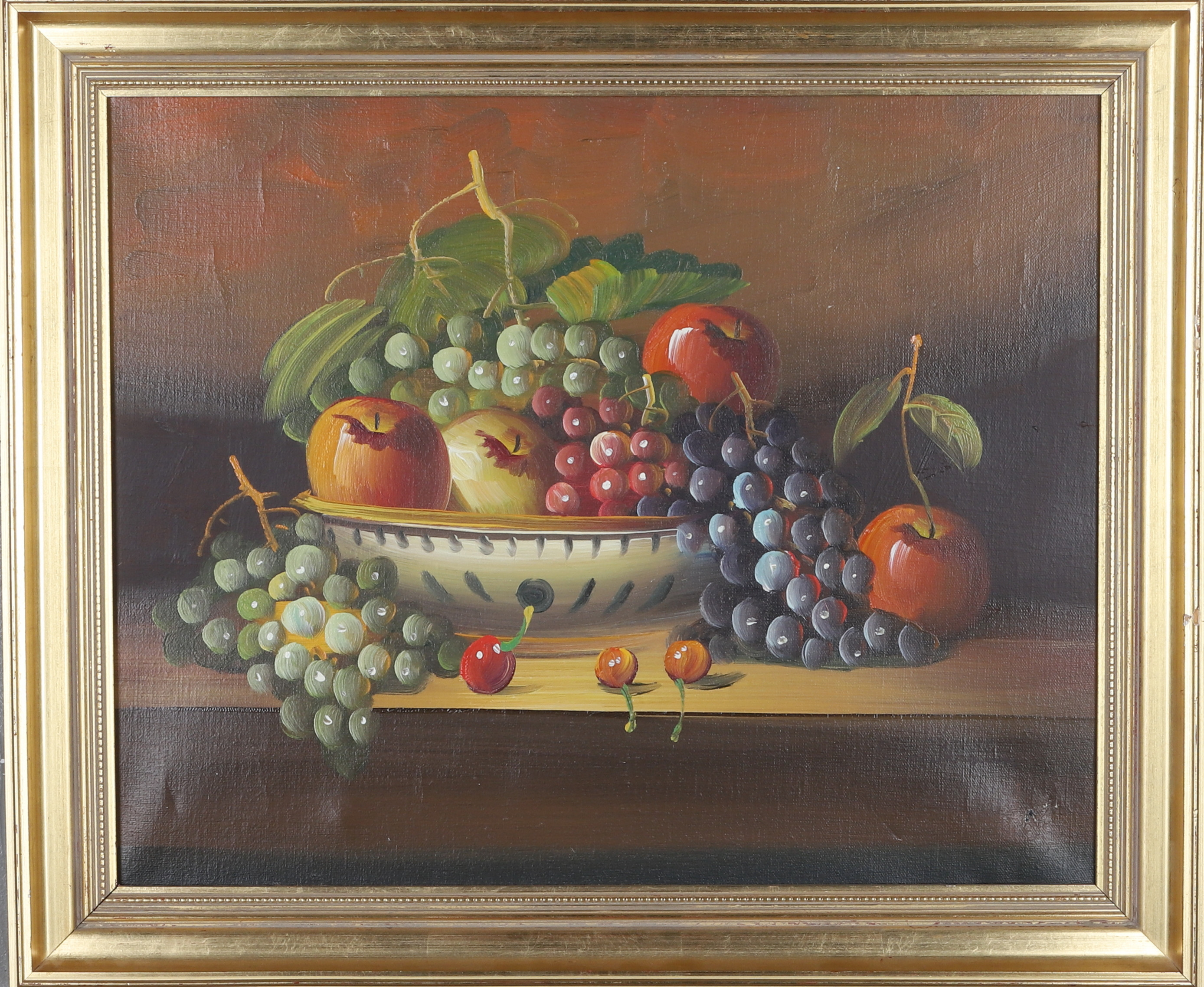 OIDENTIFIERAD KONSTNÄR, Olja på duk, stilleben, signerad S.Williams.