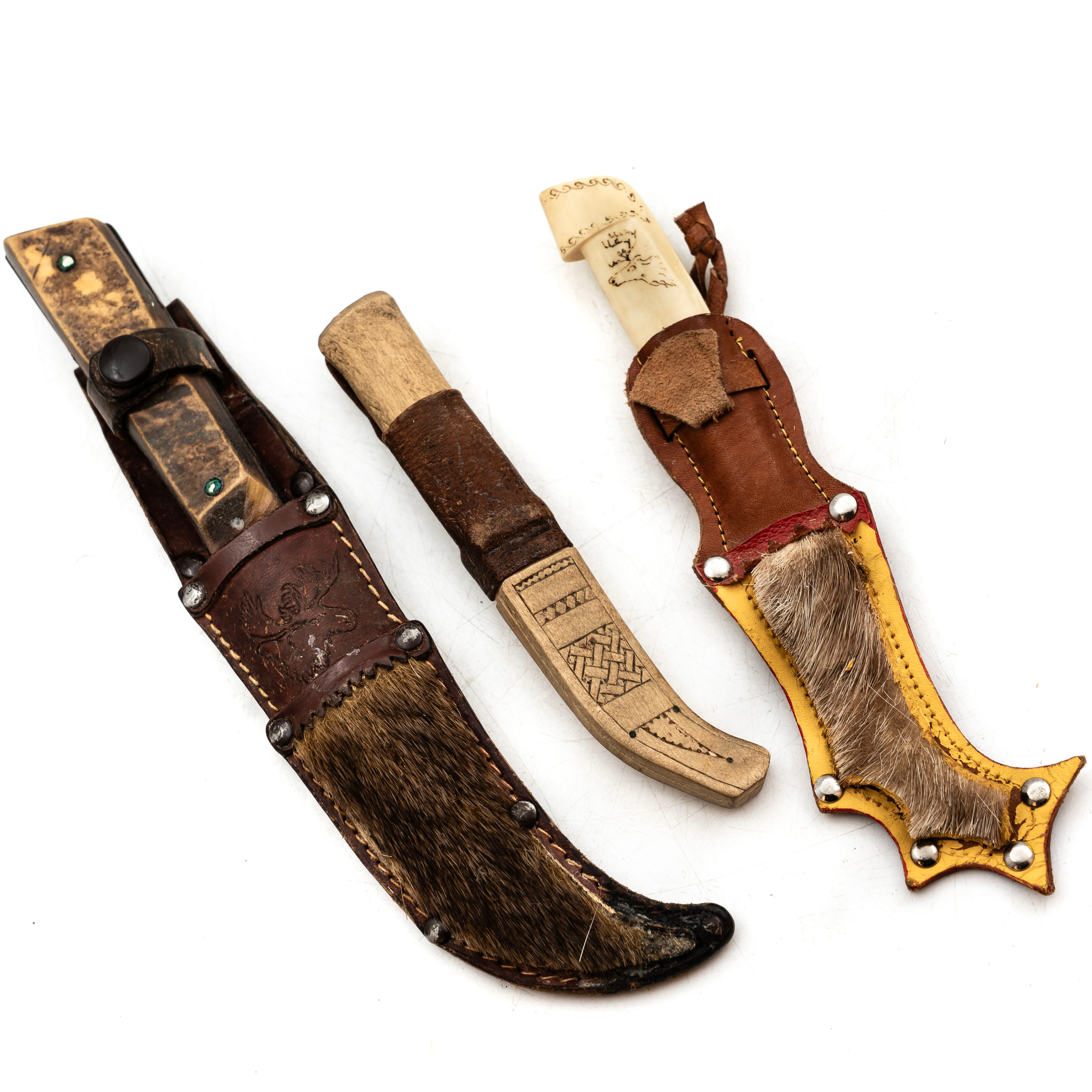 SAMLING BRUKSKNIVAR, 3 st, Sverige, 1900-tal.