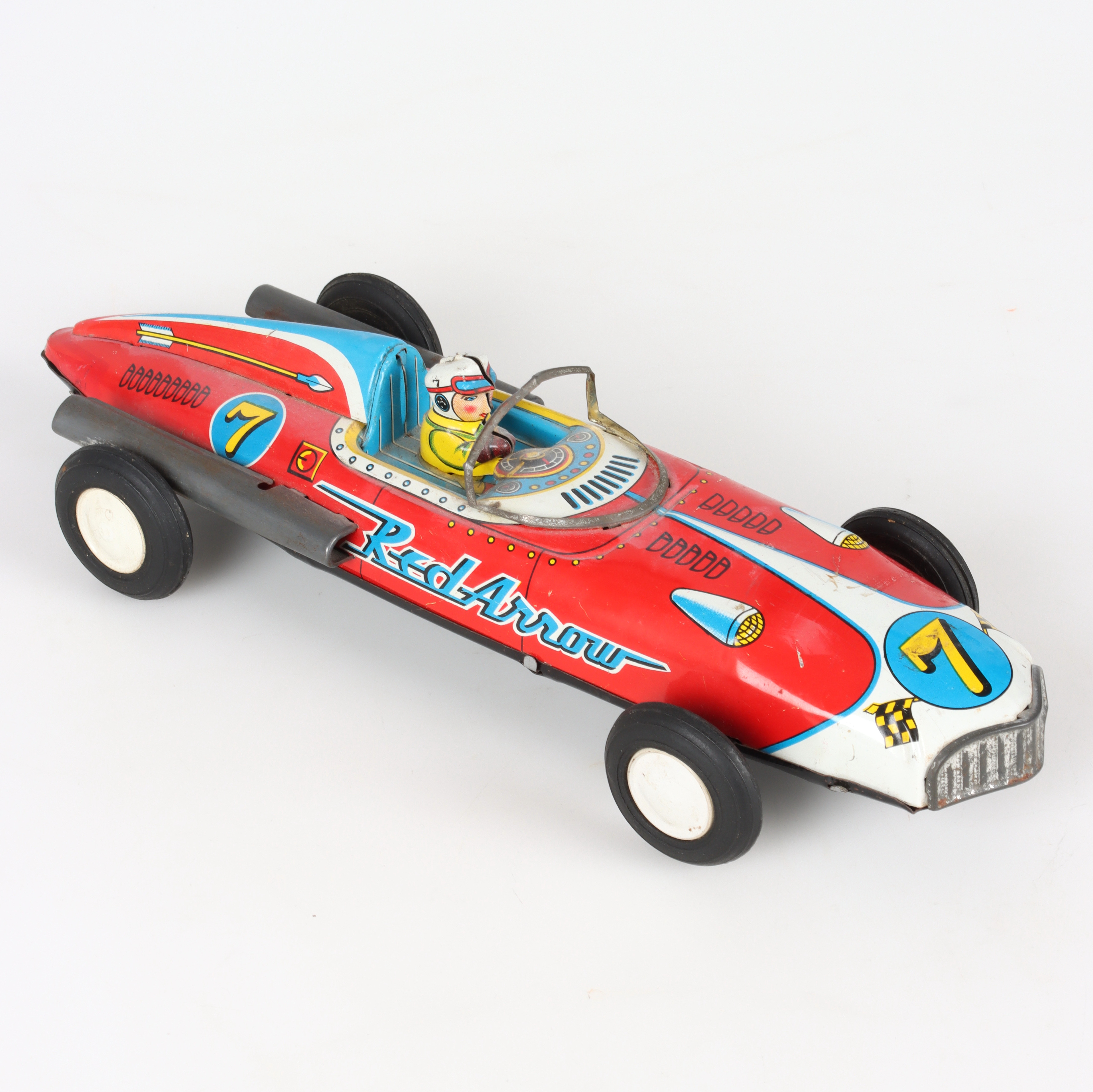 MODELLBIL, litograferad plåt, "Red Arrow", SN, Japan.