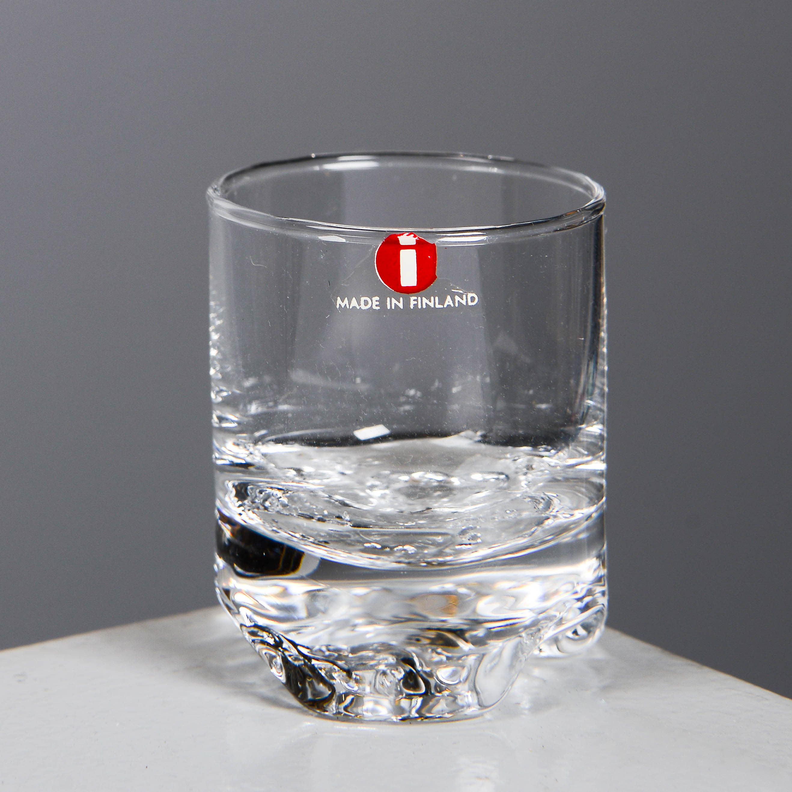 TAPIO WIRKKALA. Snapsglas, 12 st, "Gaissa", Iittala.