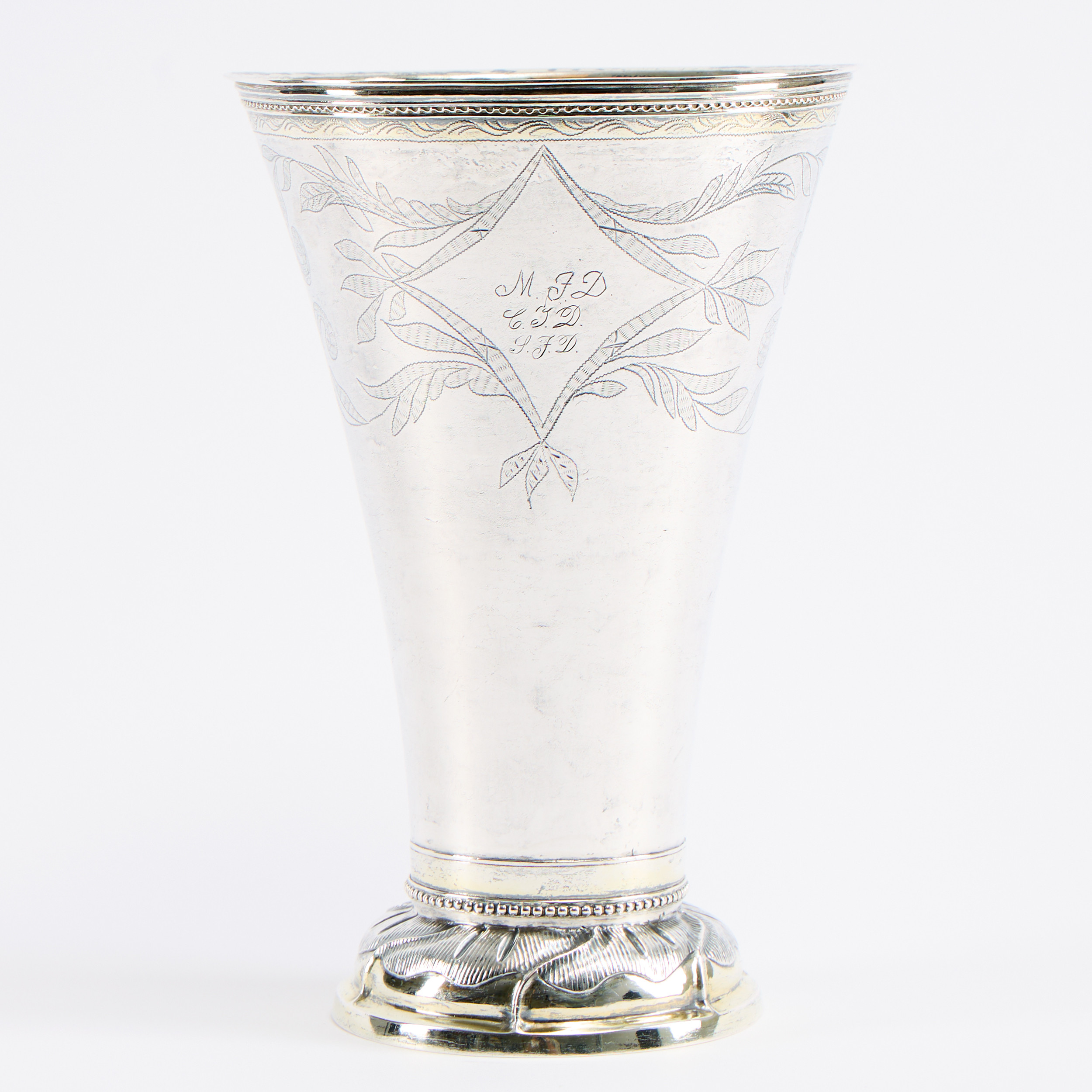BÄGARE. Silver, Erik Ernander, Uppsala 1794.