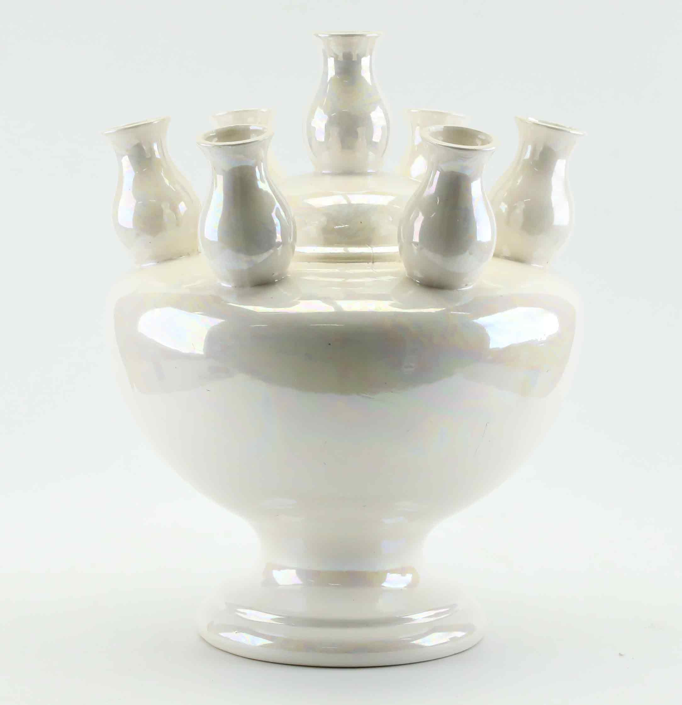 TULPANVAS, lergods, pärlemorglasyr.