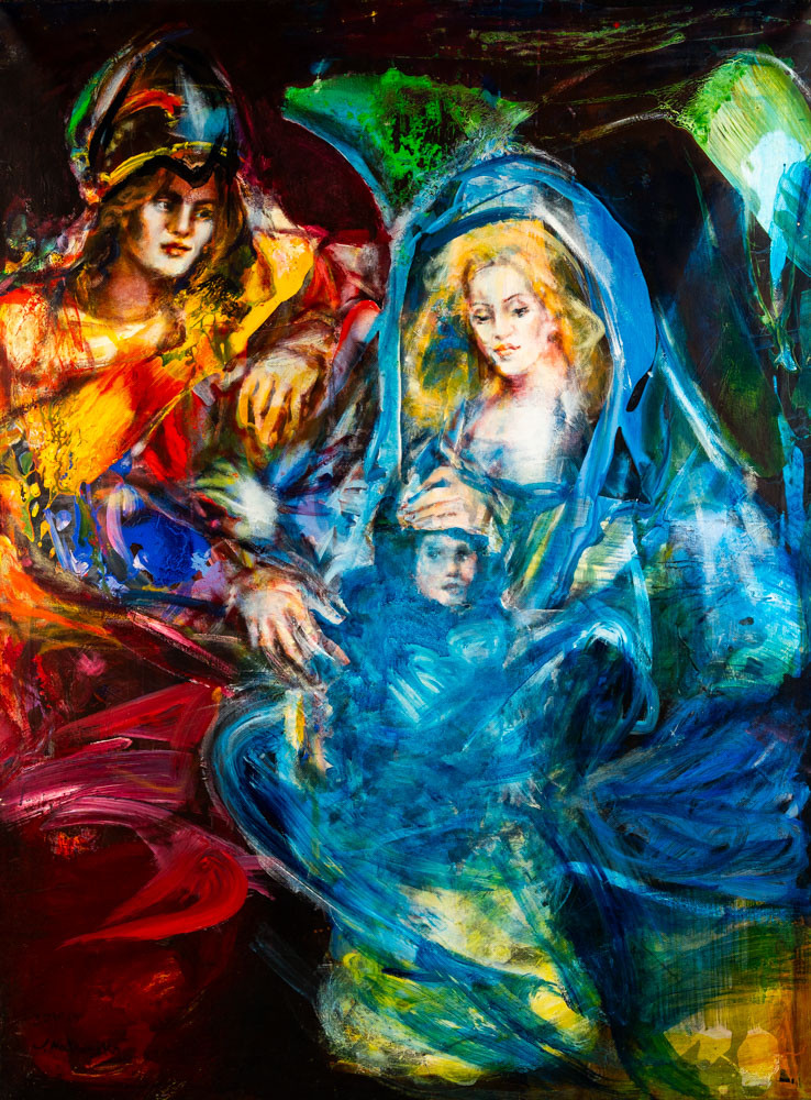 JAN NALIWAJKO. Olja på duk, Signerad, år 2010.