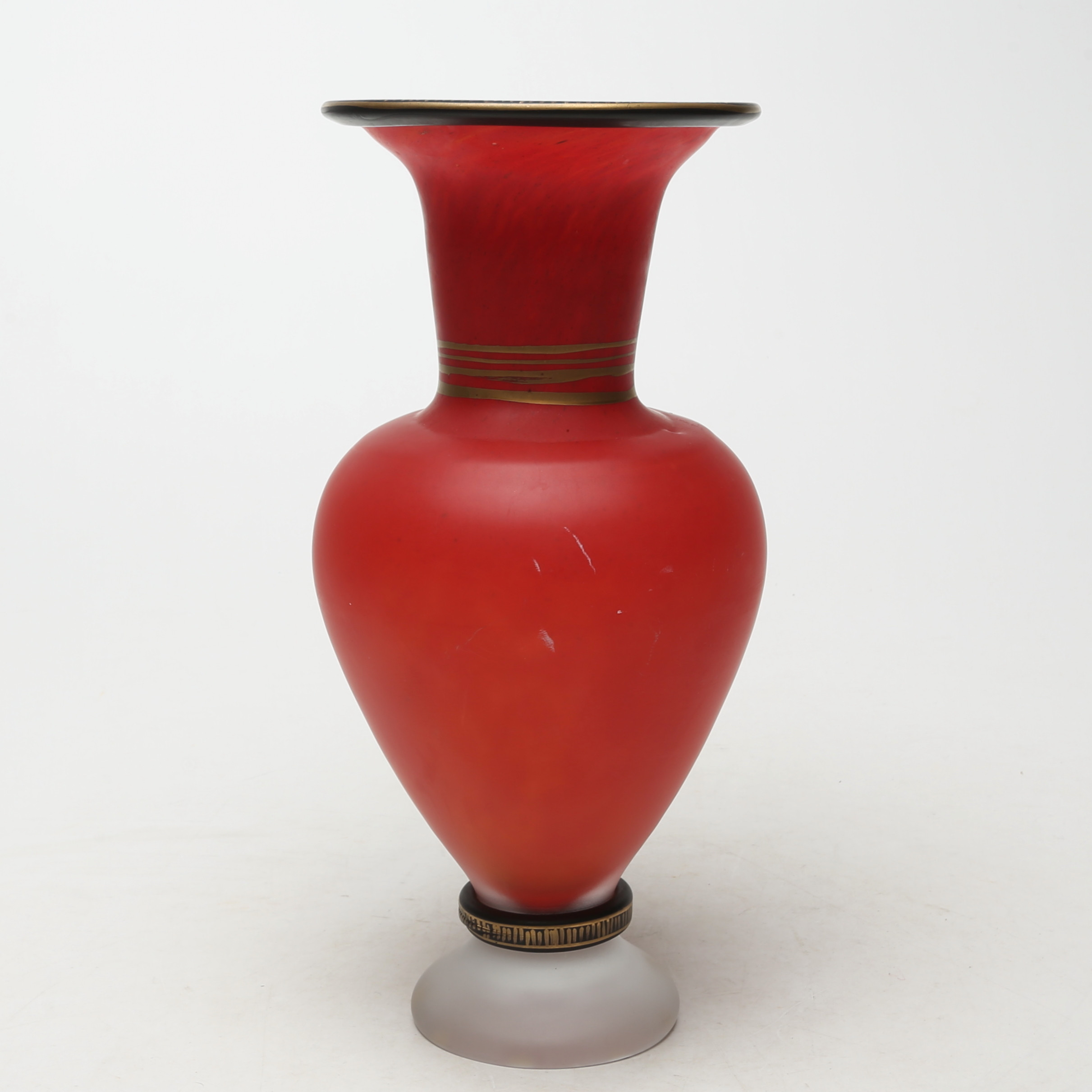 MONICA BACKSTRÖM. VAS, glas, Kosta Boda, signerad.