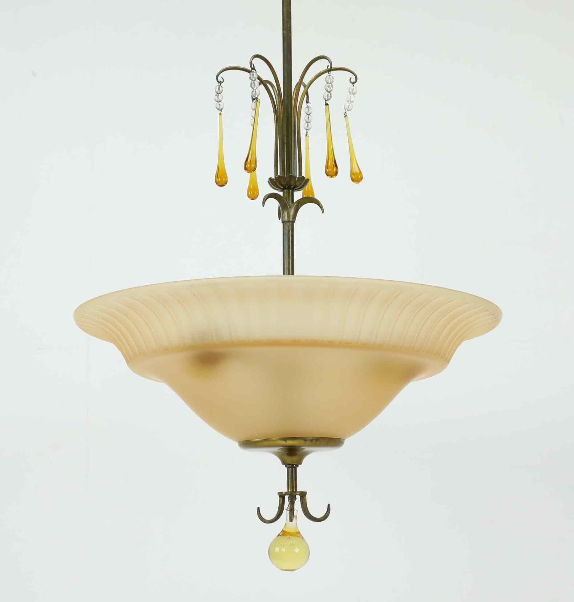 HARALD NOTINI (1879-1959). TILLSKRIVEN. taklampa, Arvid Böhlmarks Lampfabrik, 1930-tal.