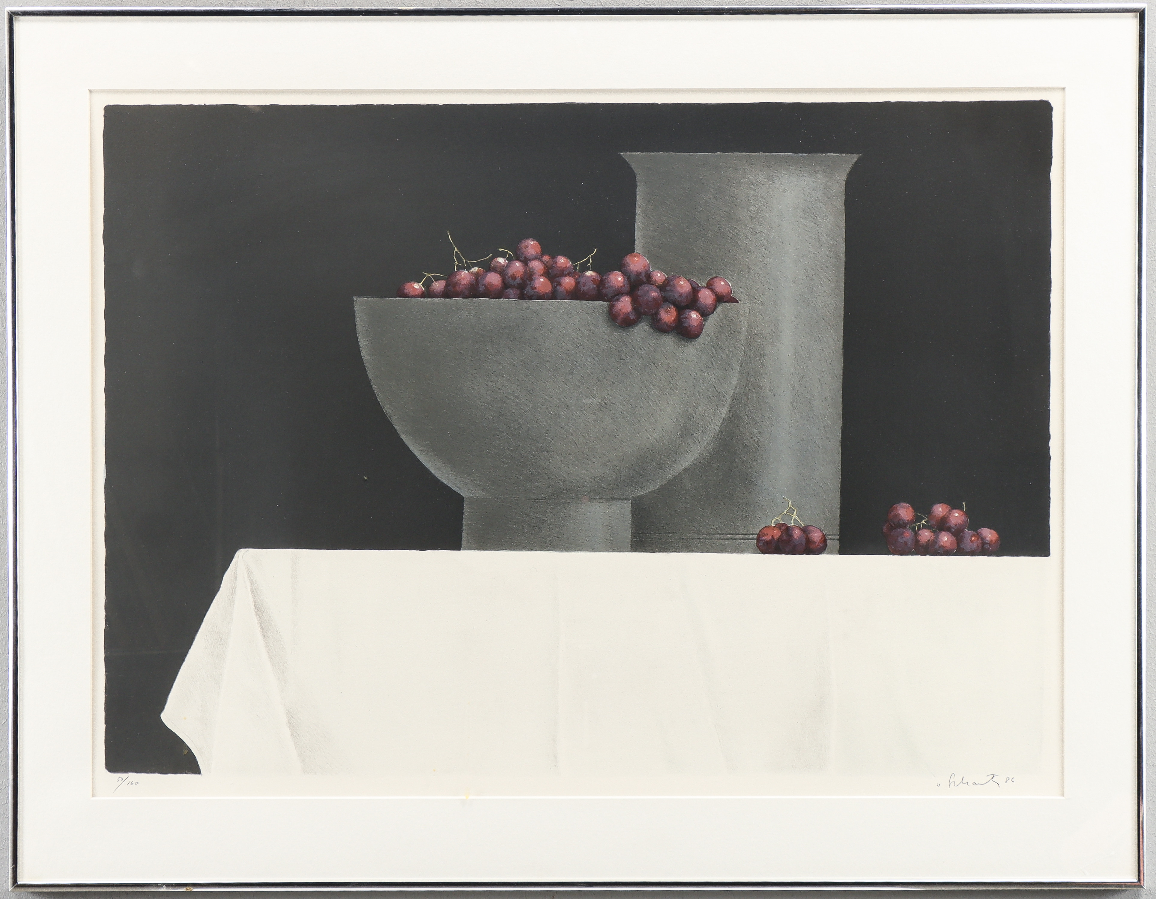 PHILIP VON SCHANTZ. Stilleben med vindruvor.