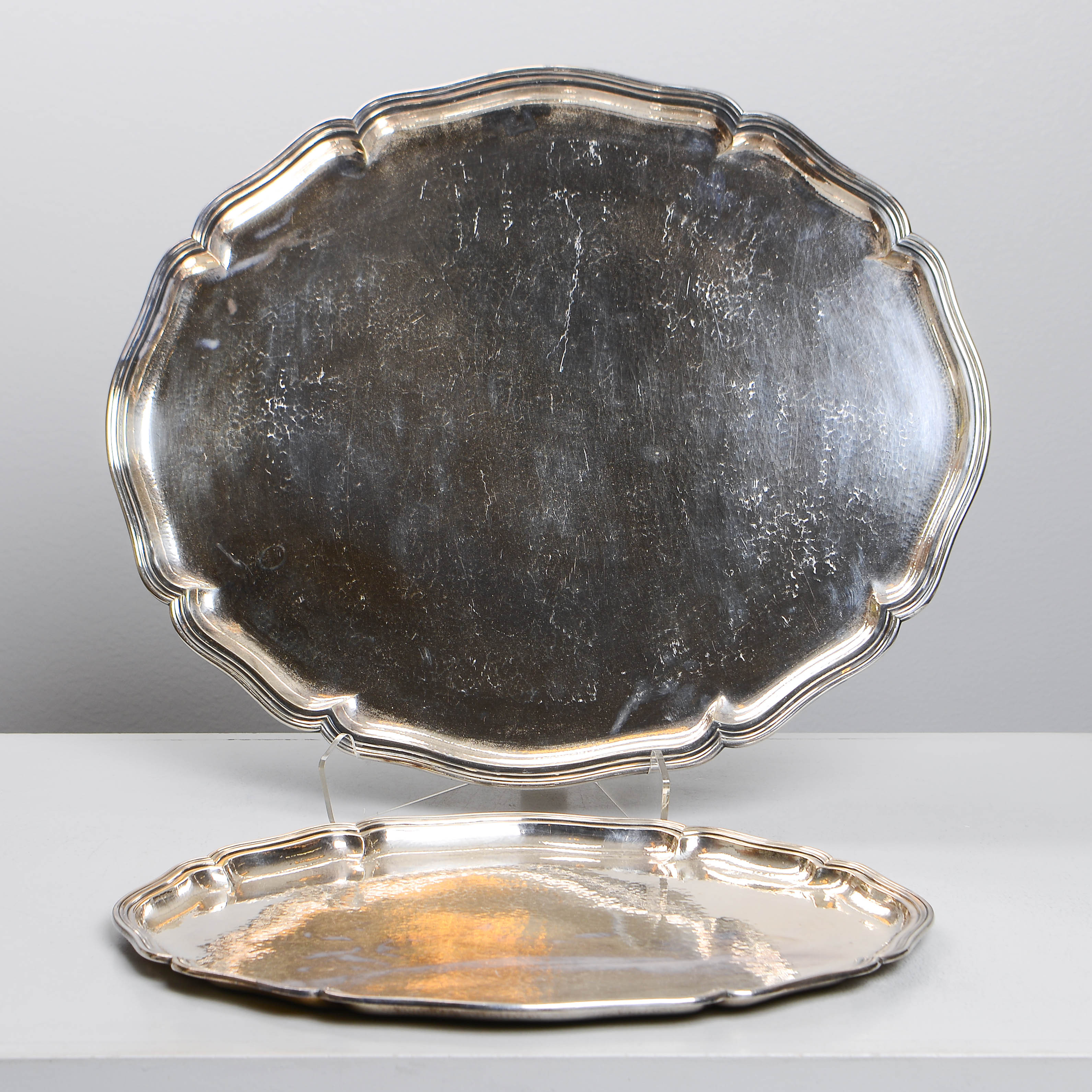 BRICKOR, 2 st, nysilver, 1900-tal.