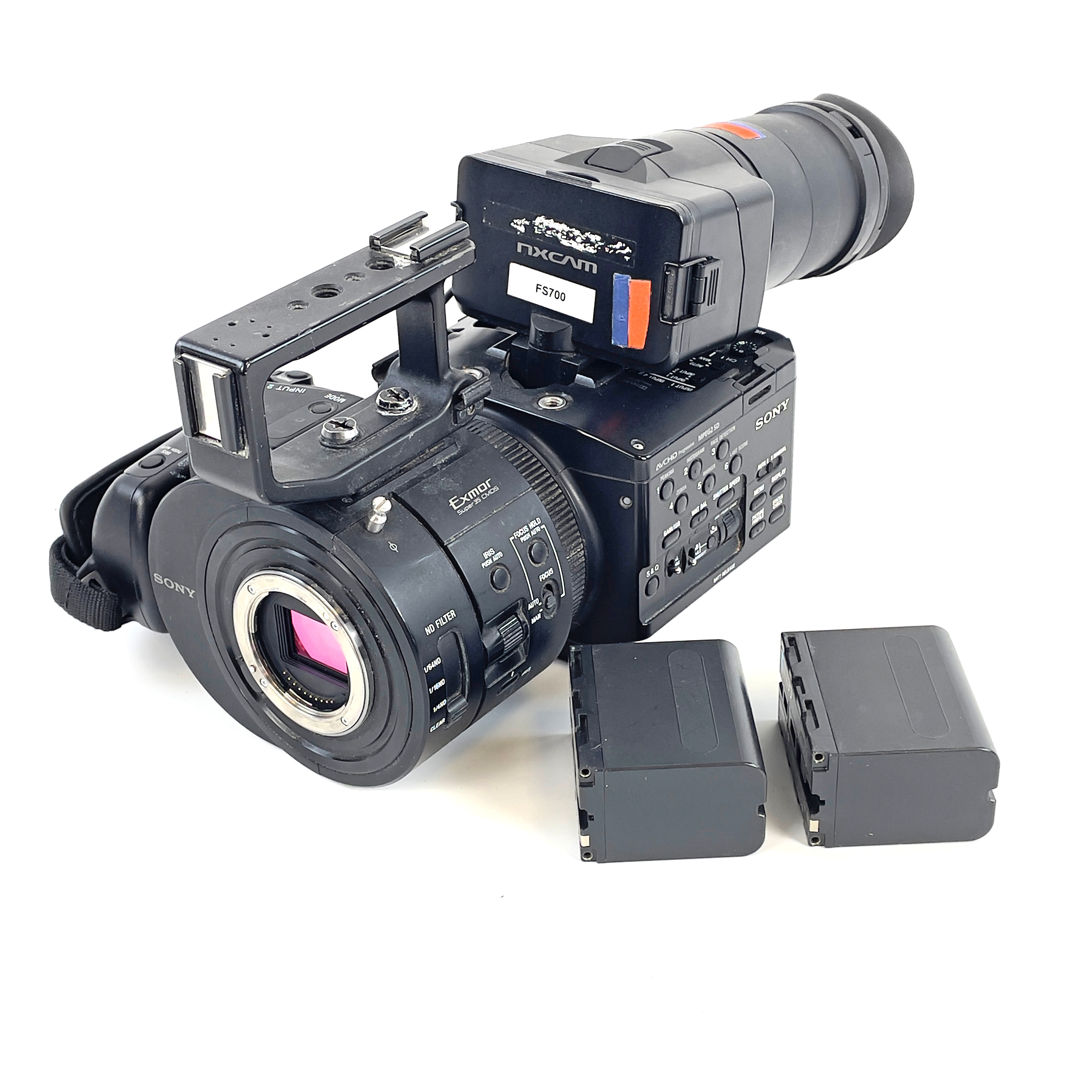 FILMKAMERA. Sony NEX-FS700E, med tillbehör.