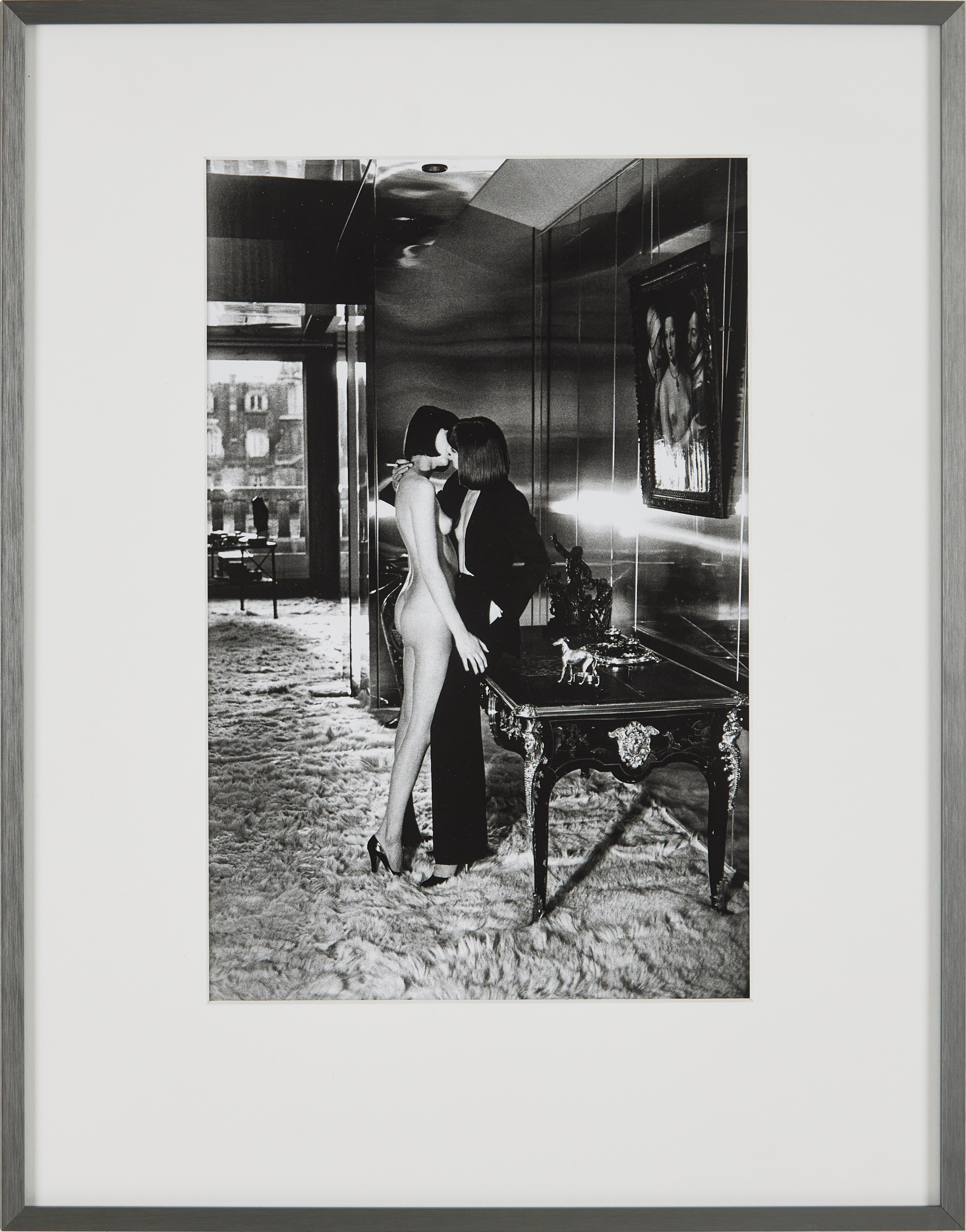 HELMUT NEWTON. Efter, "Mannequins, Quai d'Orsay, Paris, 1977", ur sviten "Special Collection" offsetlitografiskt fotografi.