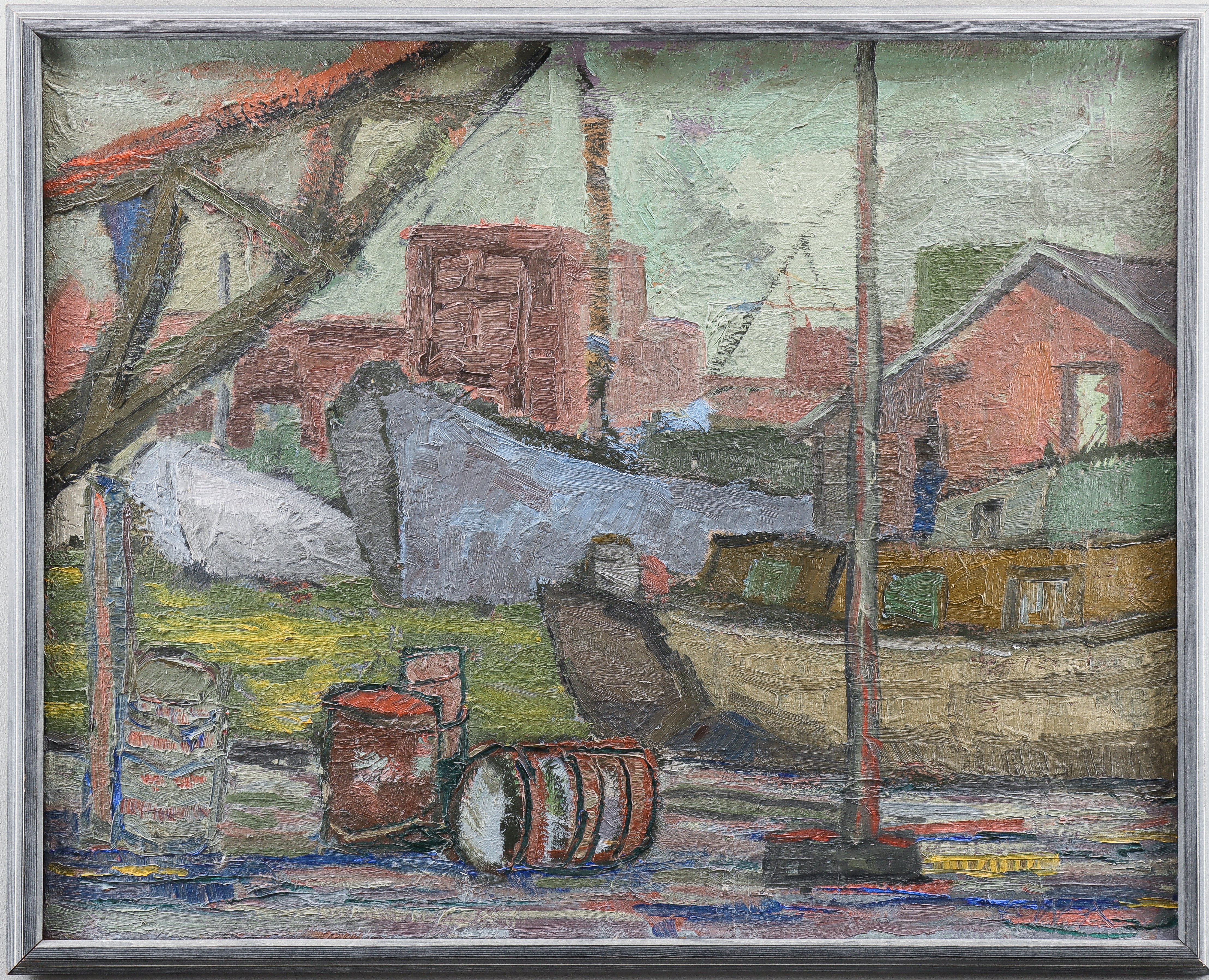 OIDENTIFIERAD KONSTNÄR olja på duk, signerad.