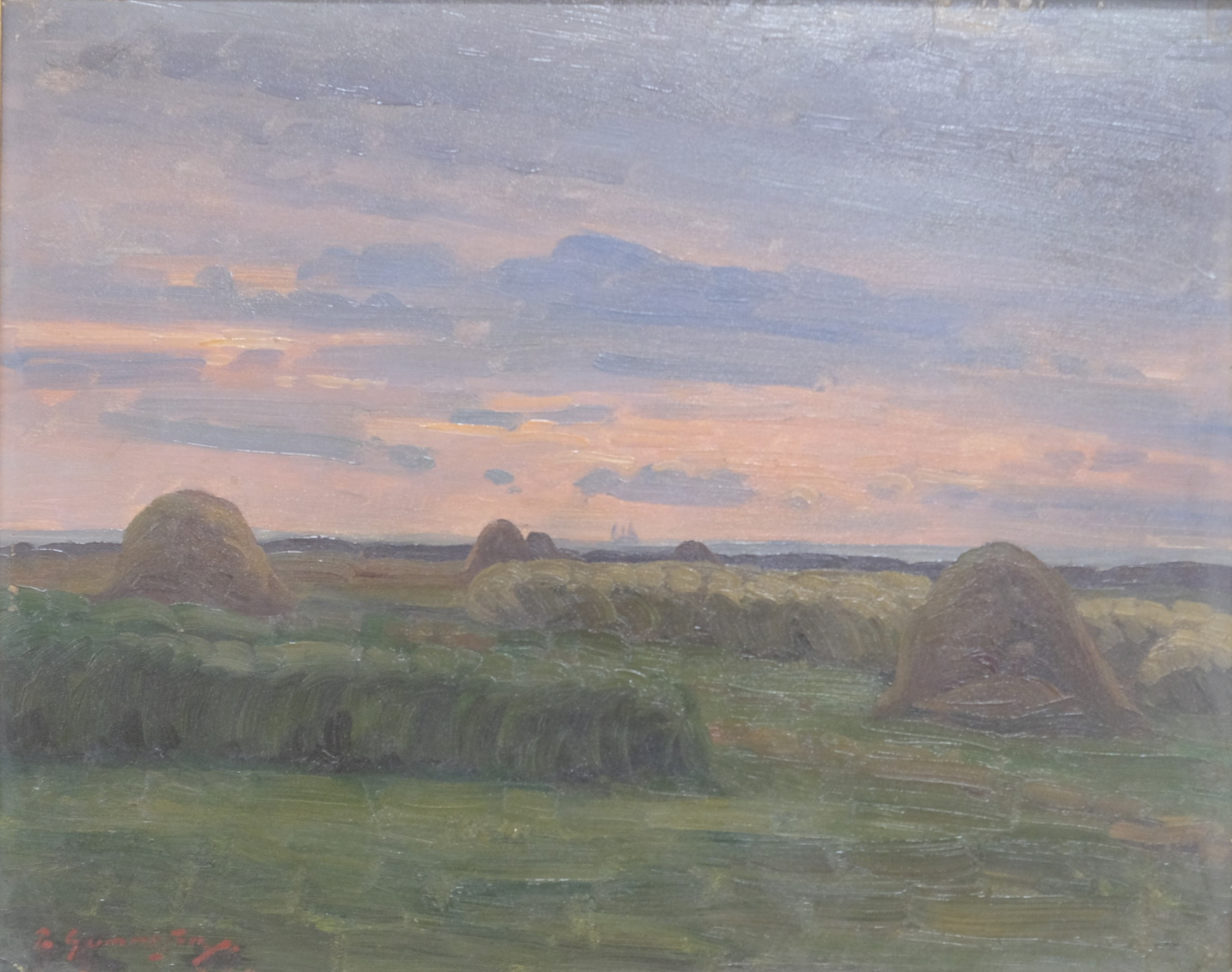 PER GUMMESSON. OLJA PÅ DUK.