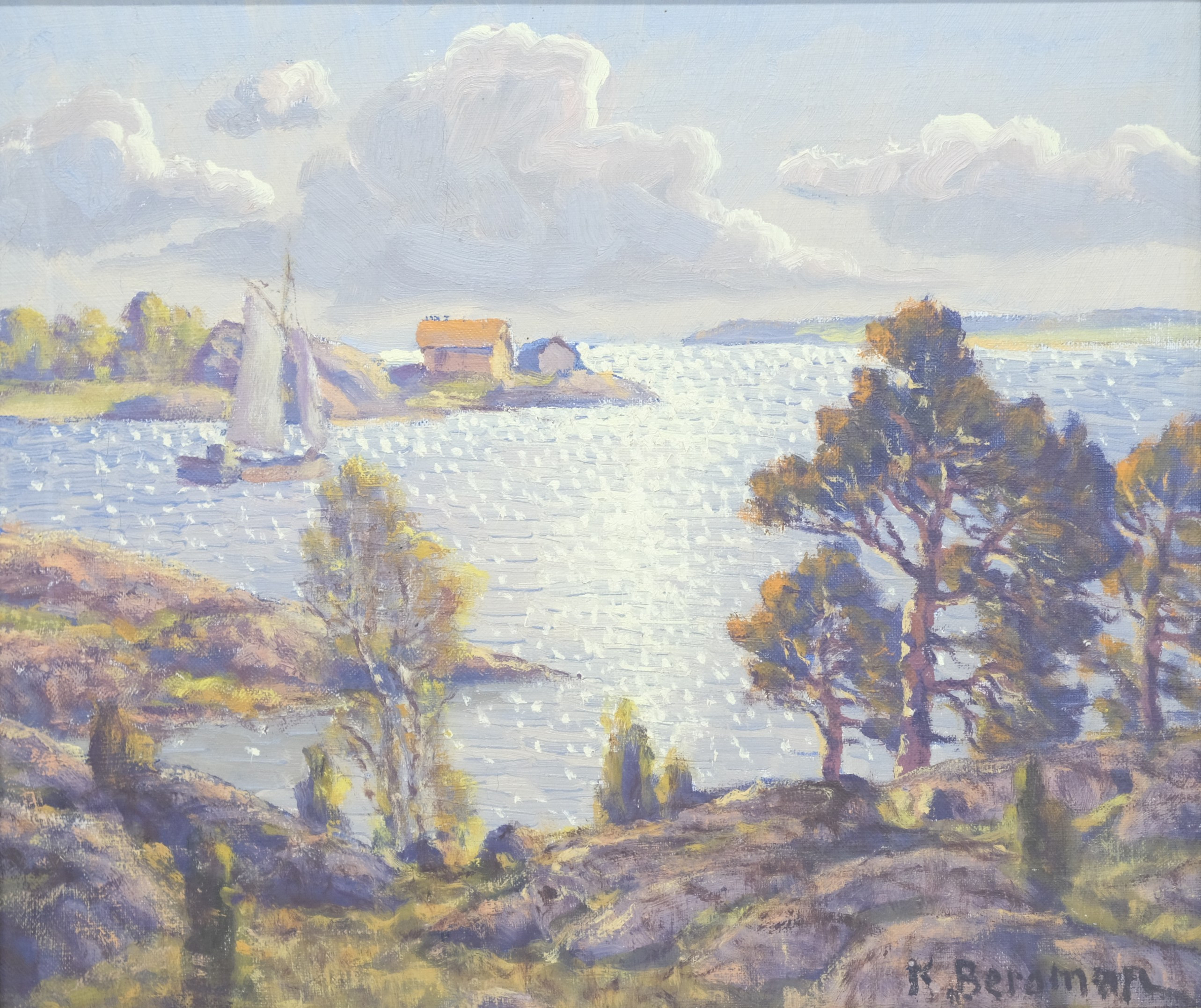 KARL BERGMAN. OLJA PÅ DUK.