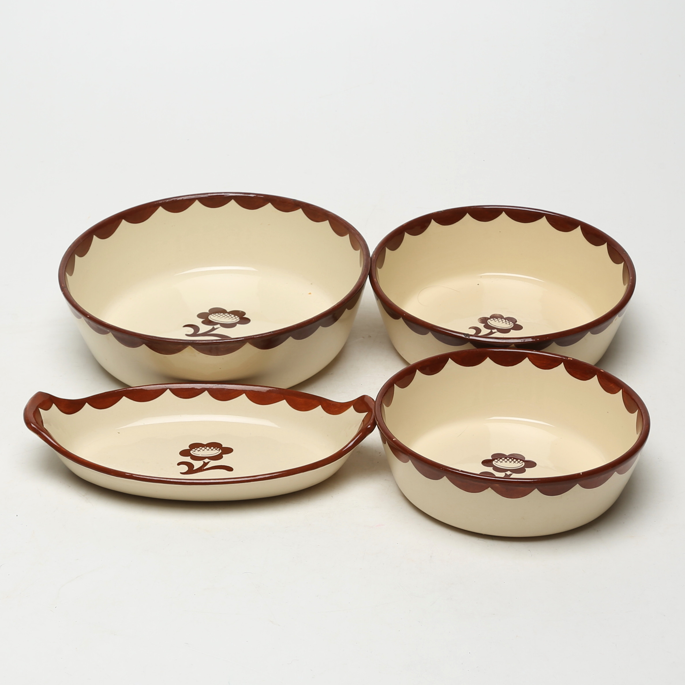 FORMAR 4 st, keramik, Gustavsberg "Pyro".