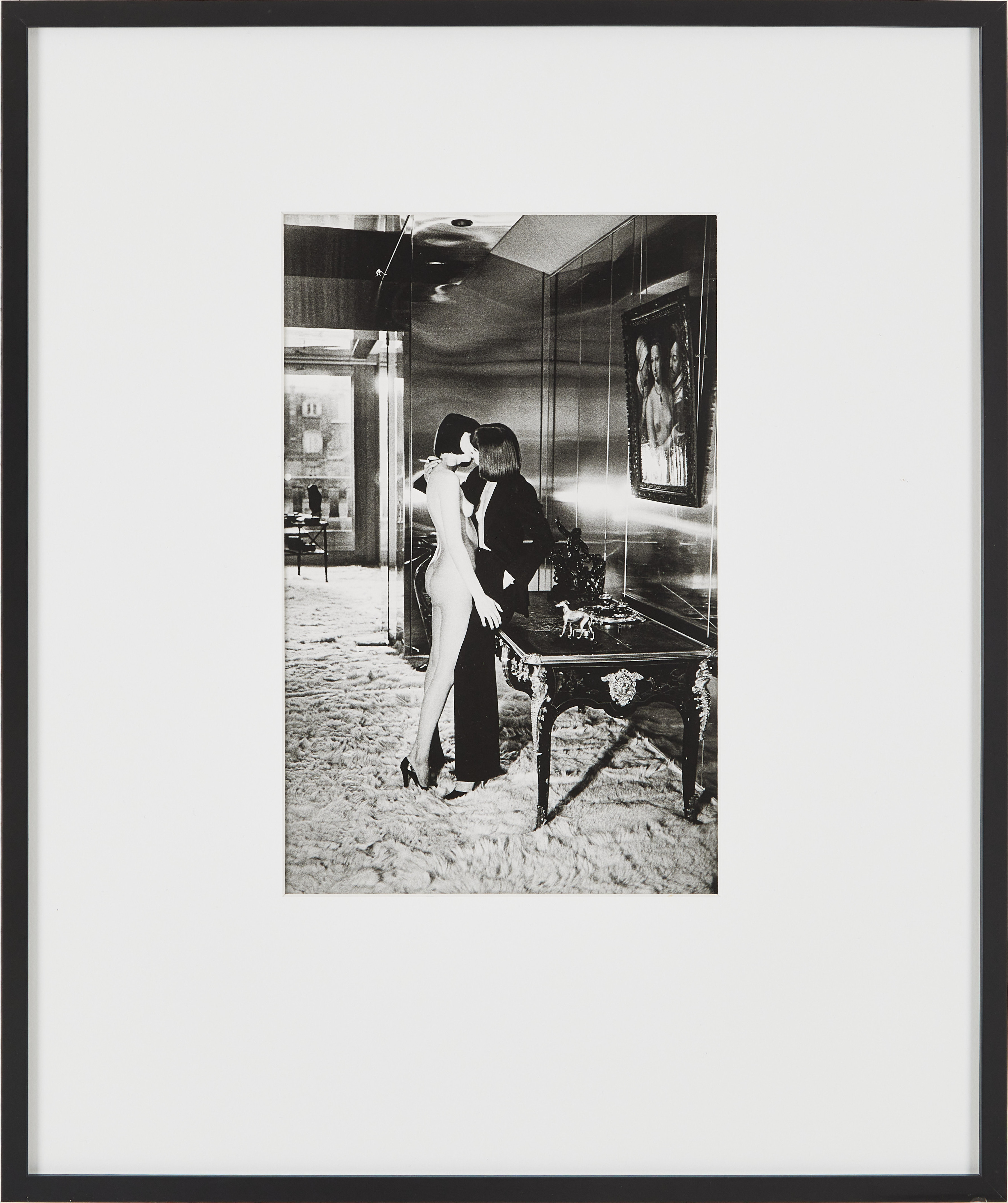 HELMUT NEWTON. Efter, "Mannequins, Quai d'Orsay, Paris, 1977", ur sviten "Special Collection" offsetlitografiskt fotografi.