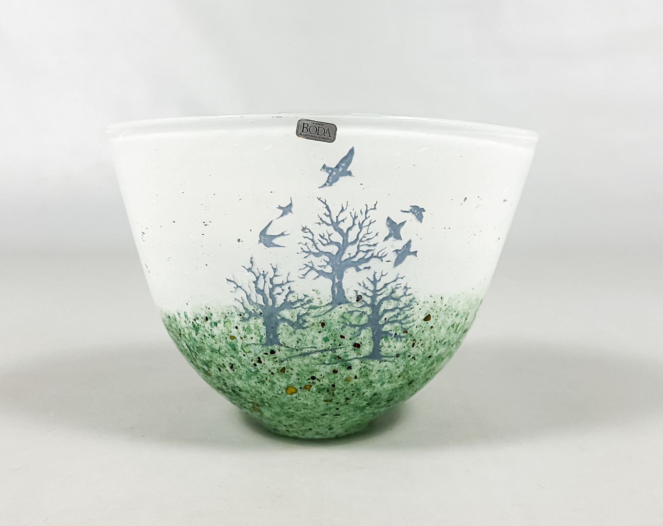 KJELL ENGMAN. SKÅL, konstglas, "Oktober", signerad, Kosta Boda.