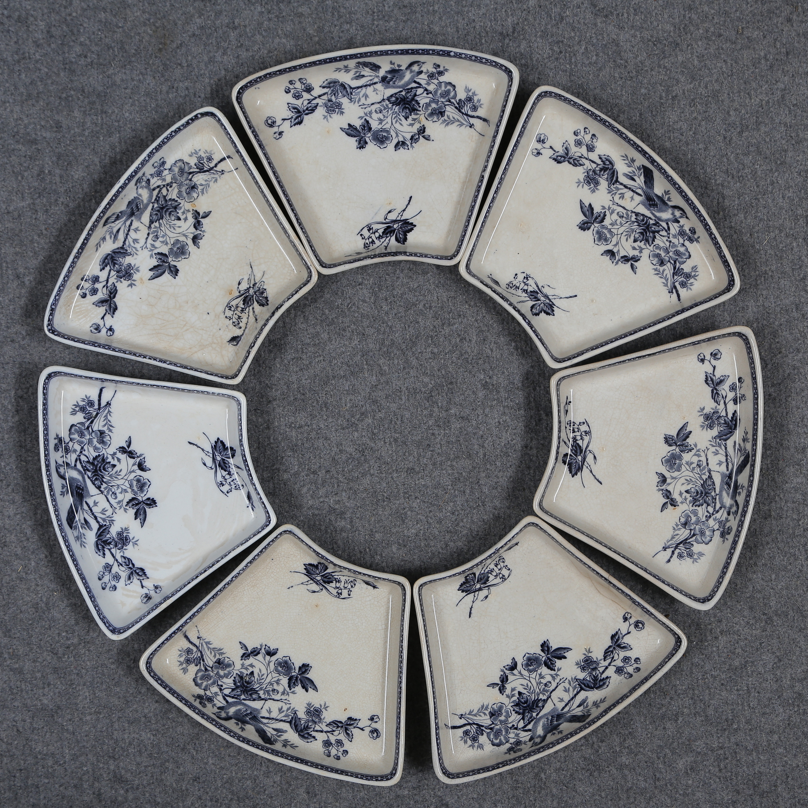 CABARETFAT, PORSLIN, 1800-TAL, GUSTAFSBERG.