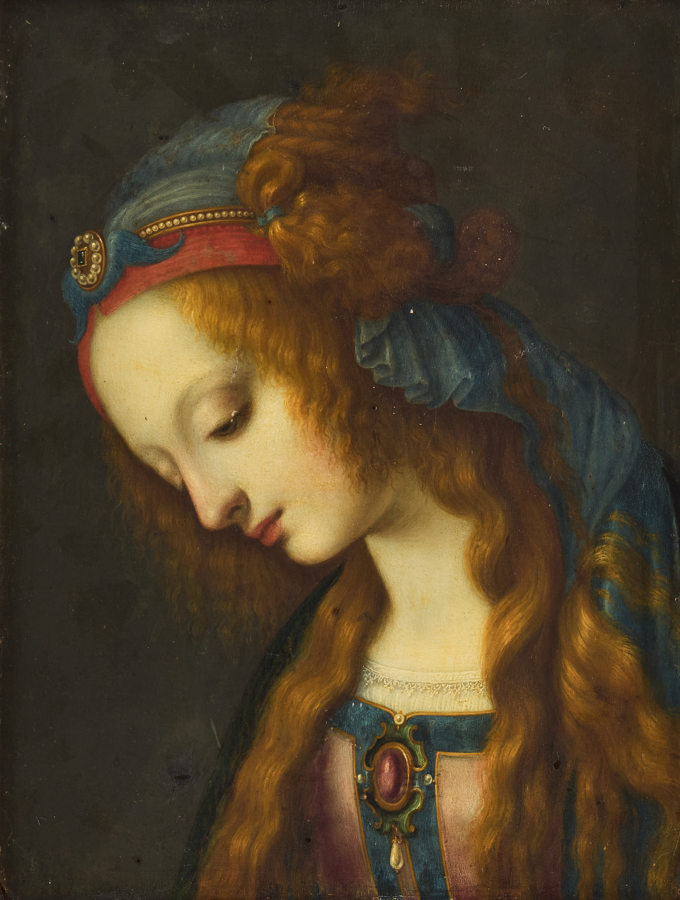 ITALIAN SCHOOL, CA. 1600. Circle of Francesco Bianchi Buonavita. Mary Magdalene.