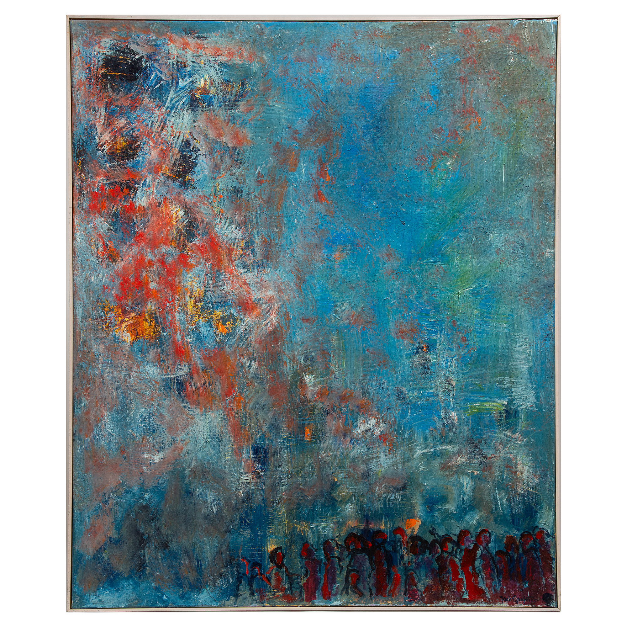 JACK GRAFSTRÖM, olja på duk, signerad.