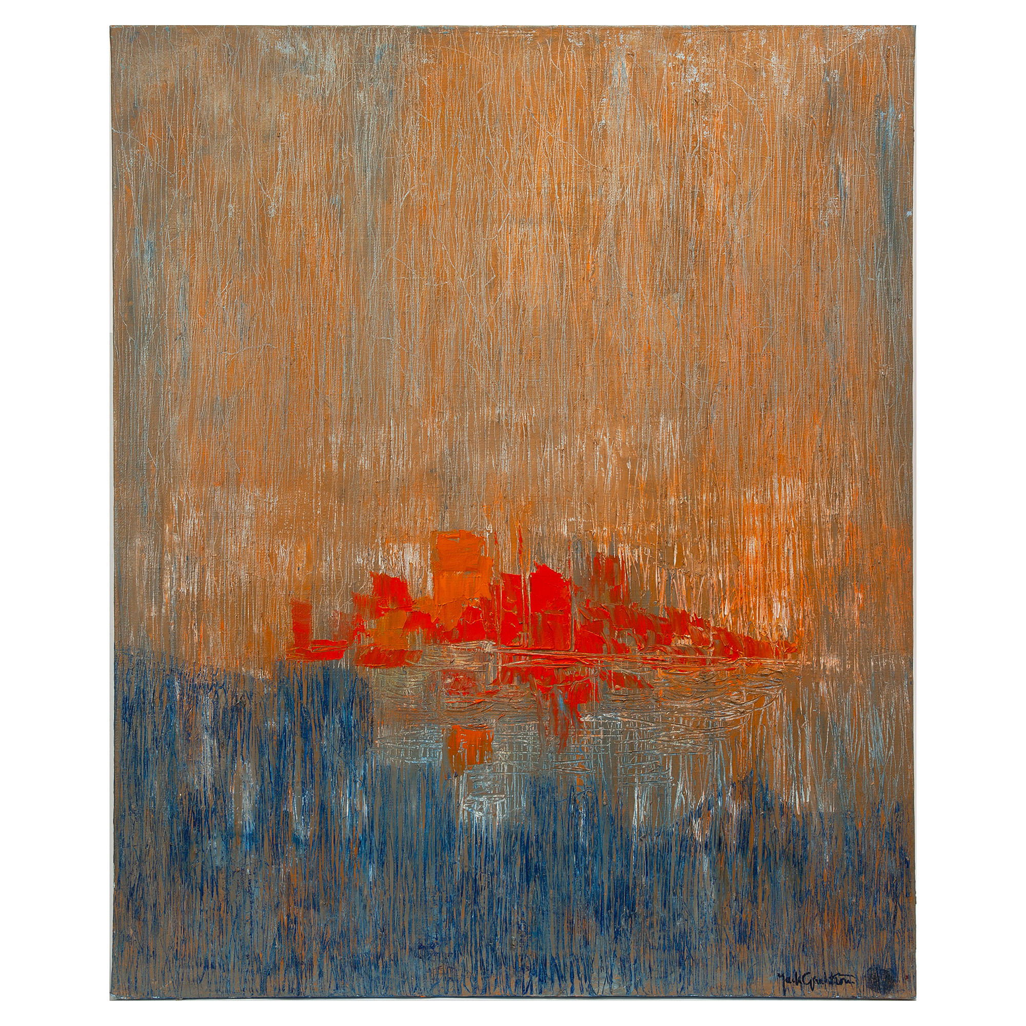 JACK GRAFSTRÖM. Olja på duk, signerad.