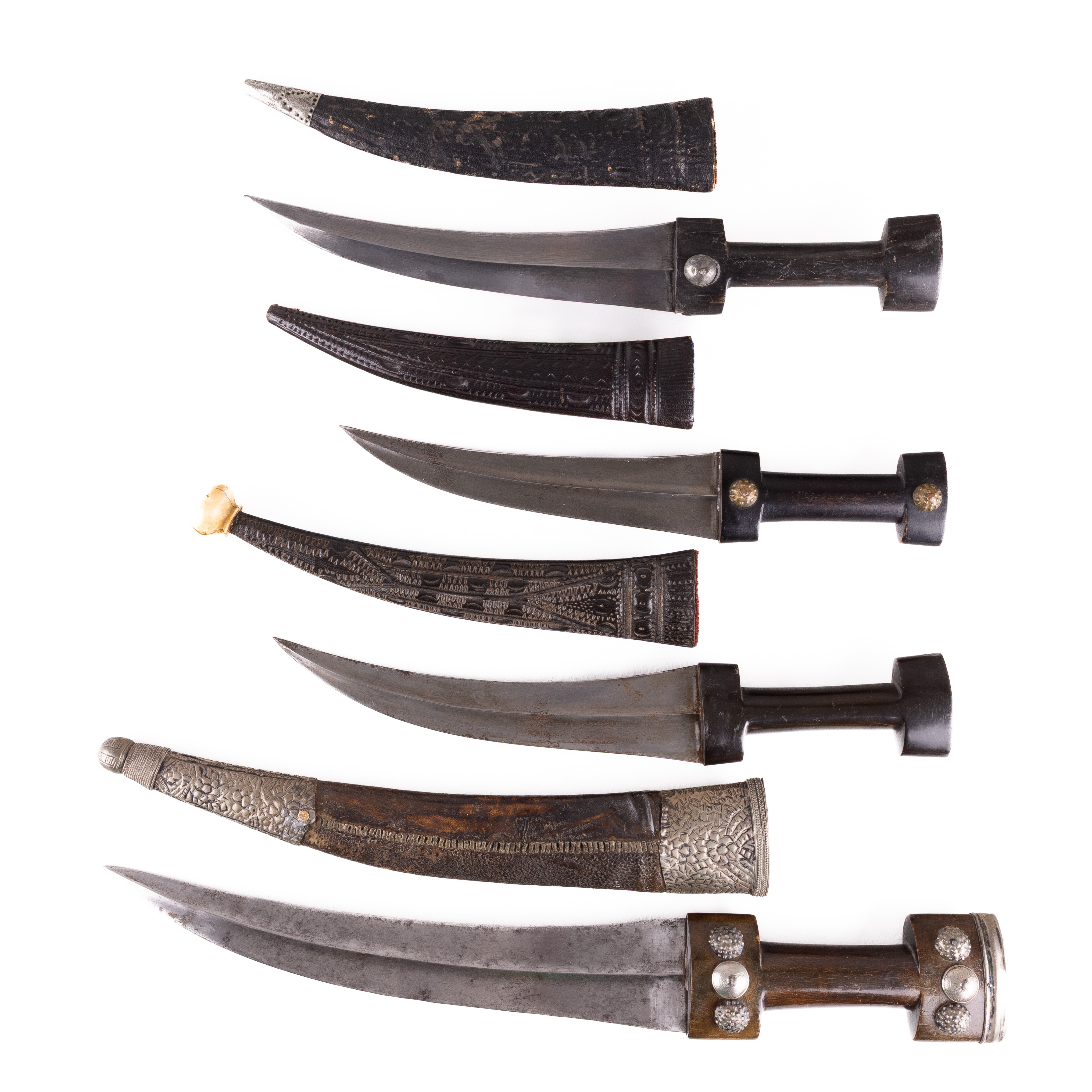 DOLKAR, 4 st, Jambiya, Ottomanska, 1900-tal.
