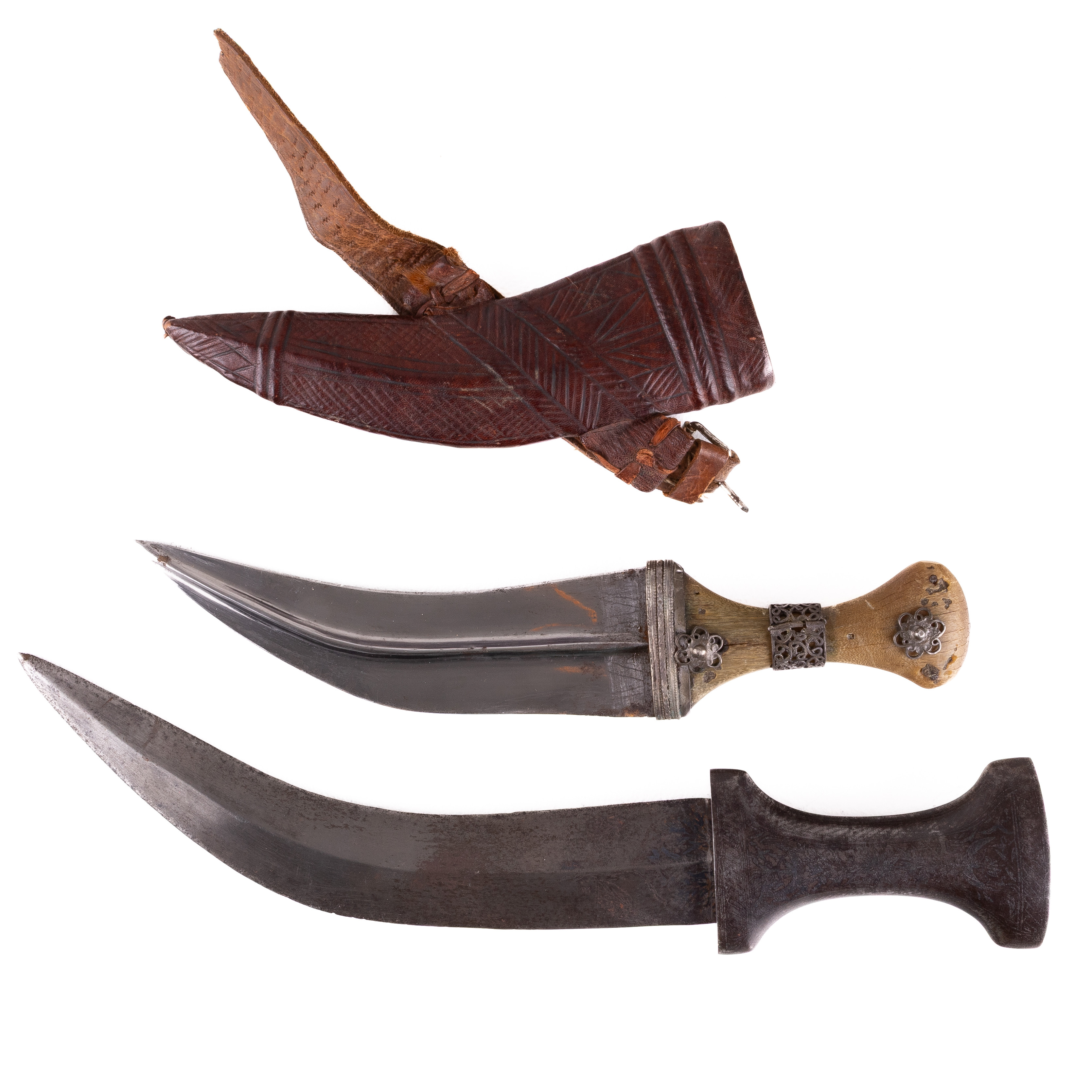 DOLKAR, 2 st, Jambiya, Ottomanska, 1800-tal.