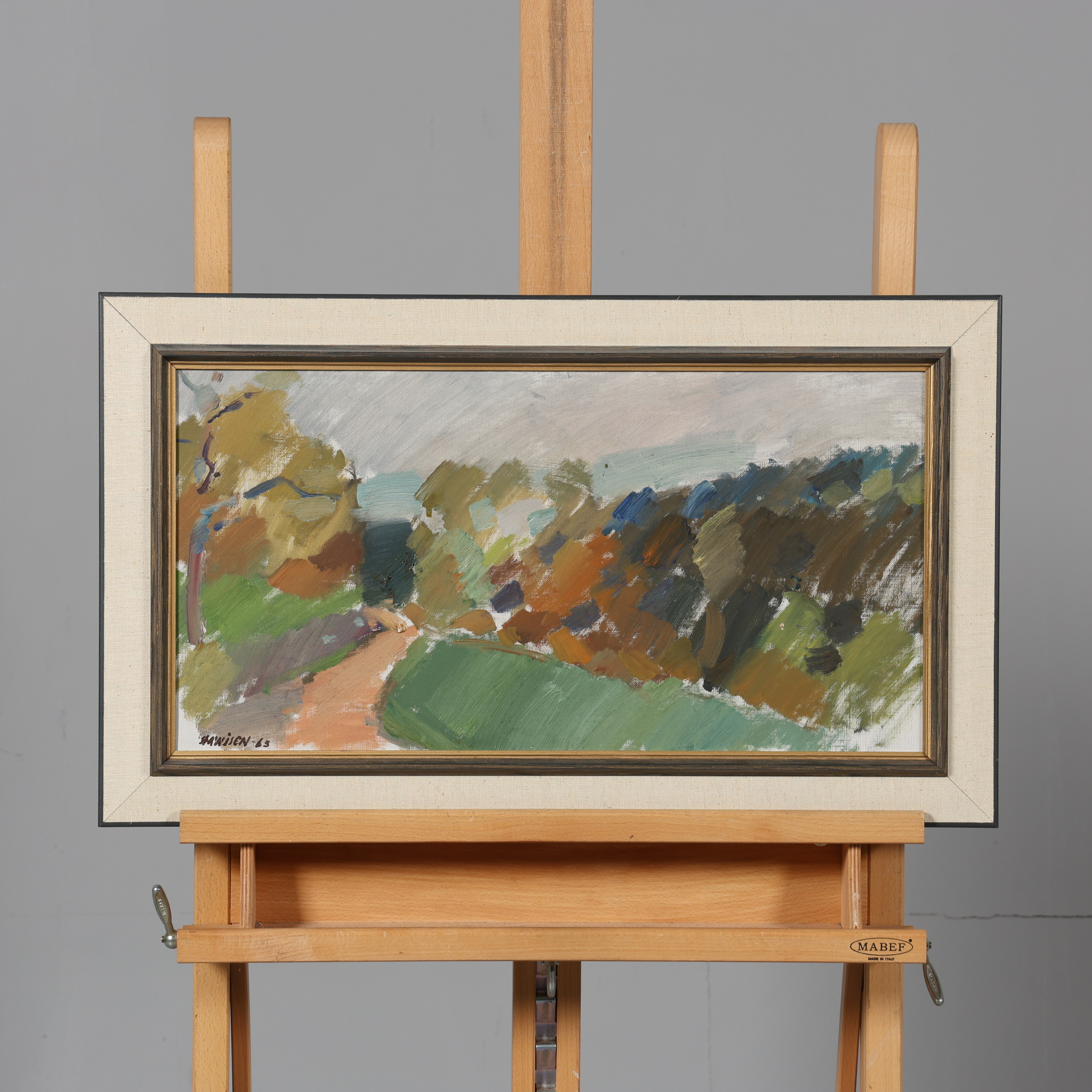 GÖSTA STAWÅSEN. OLJA PÅ DUK, signerad.