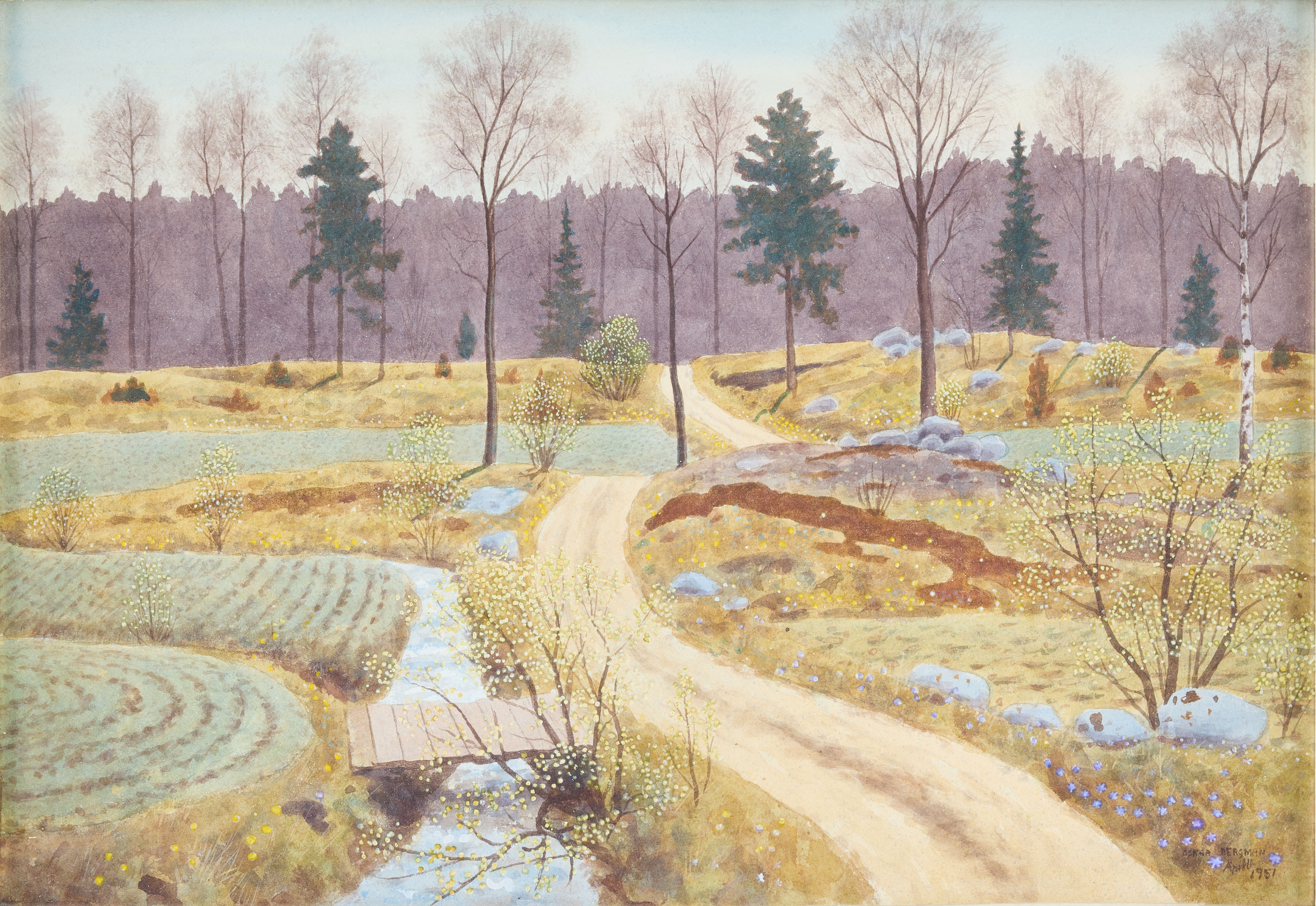 OSKAR BERGMAN. "Från Erstavik".