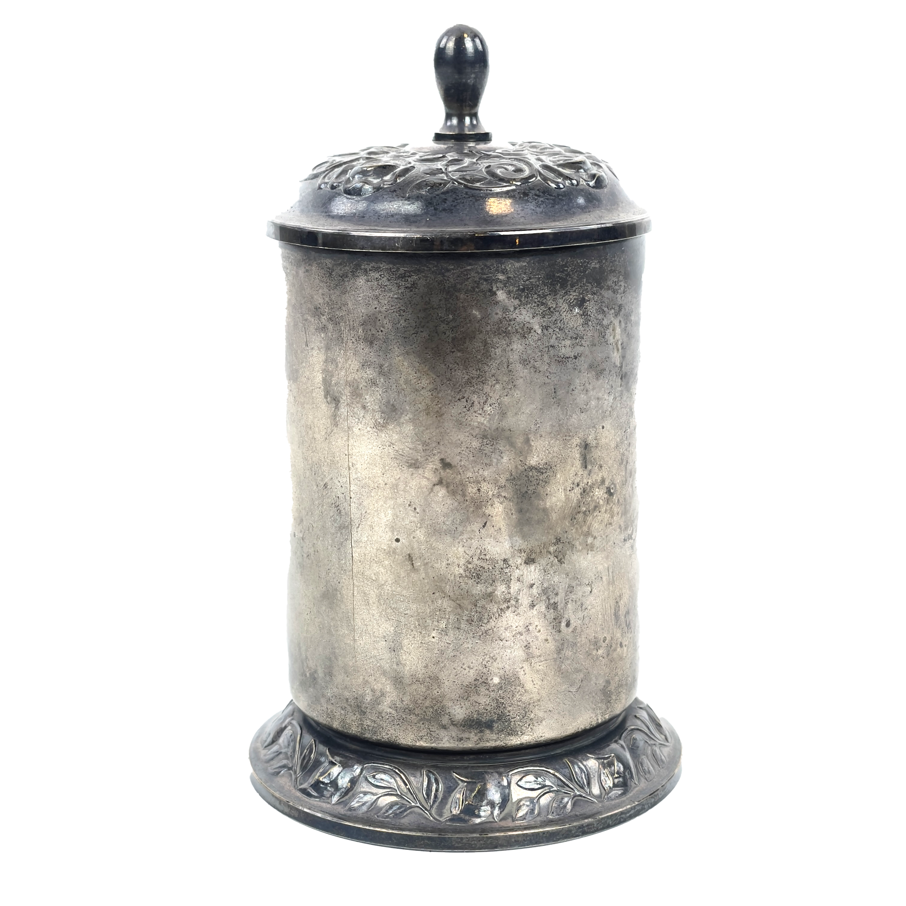 CIGARETTSTÄLL. Nysilver, 1900-talets mitt.