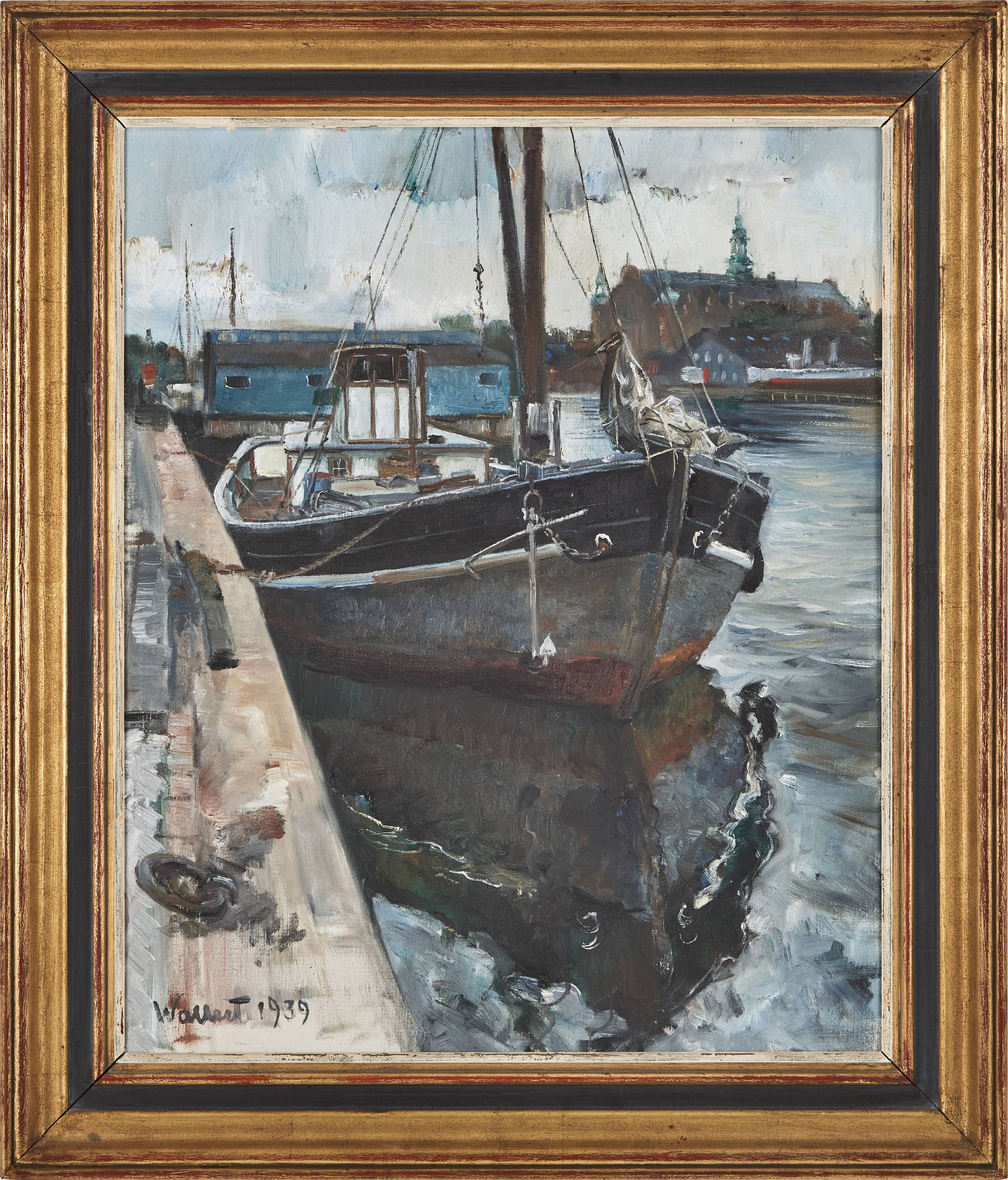 AXEL  WALLERT. Längs Strandvägen.