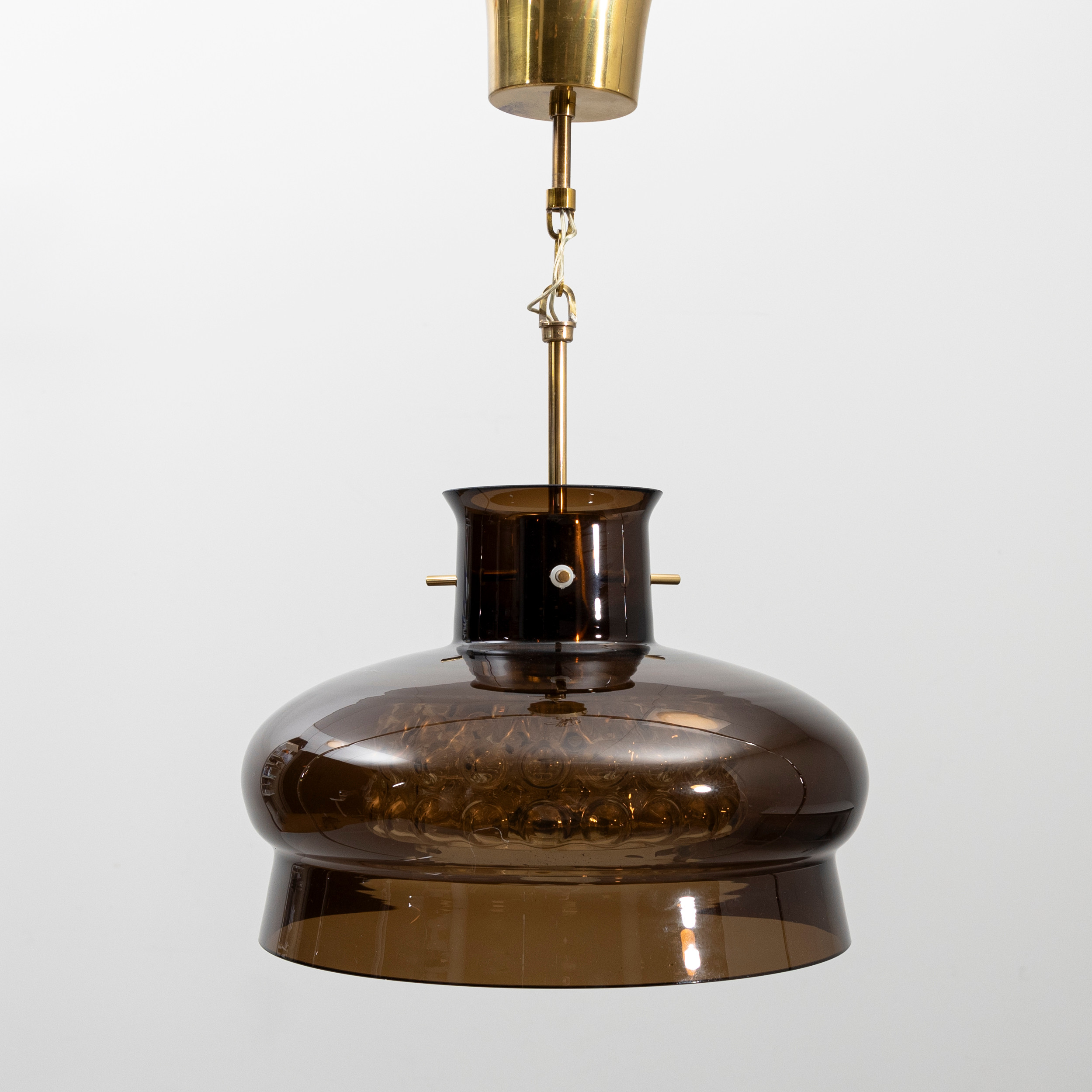 CARL FAGERLUND. Taklampa, "Bubblan", glas, Orrefors 1960/70-tal.