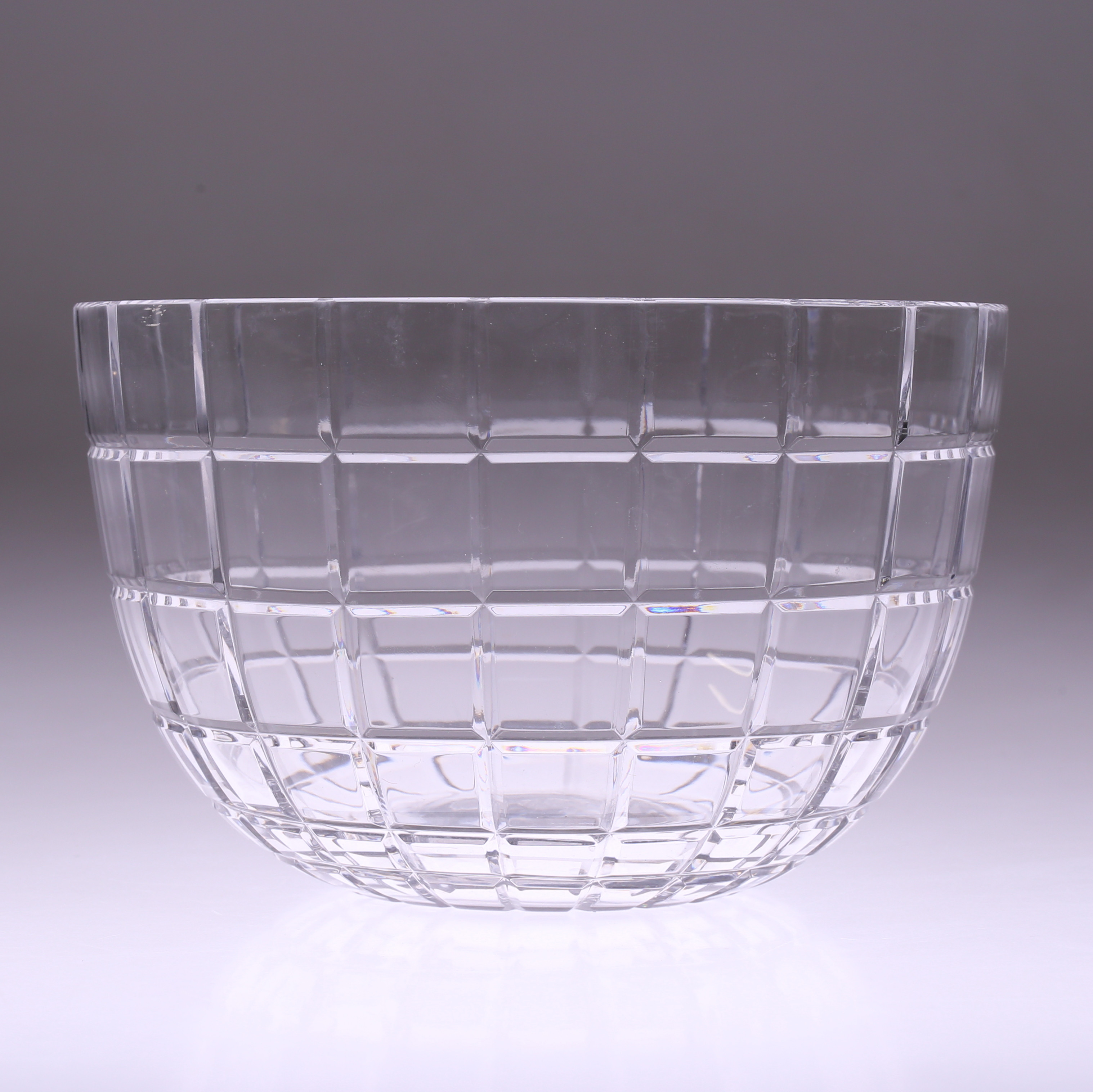 SKÅL, slipat glas, "Manhattan", Jan Johansson för Orrefors.