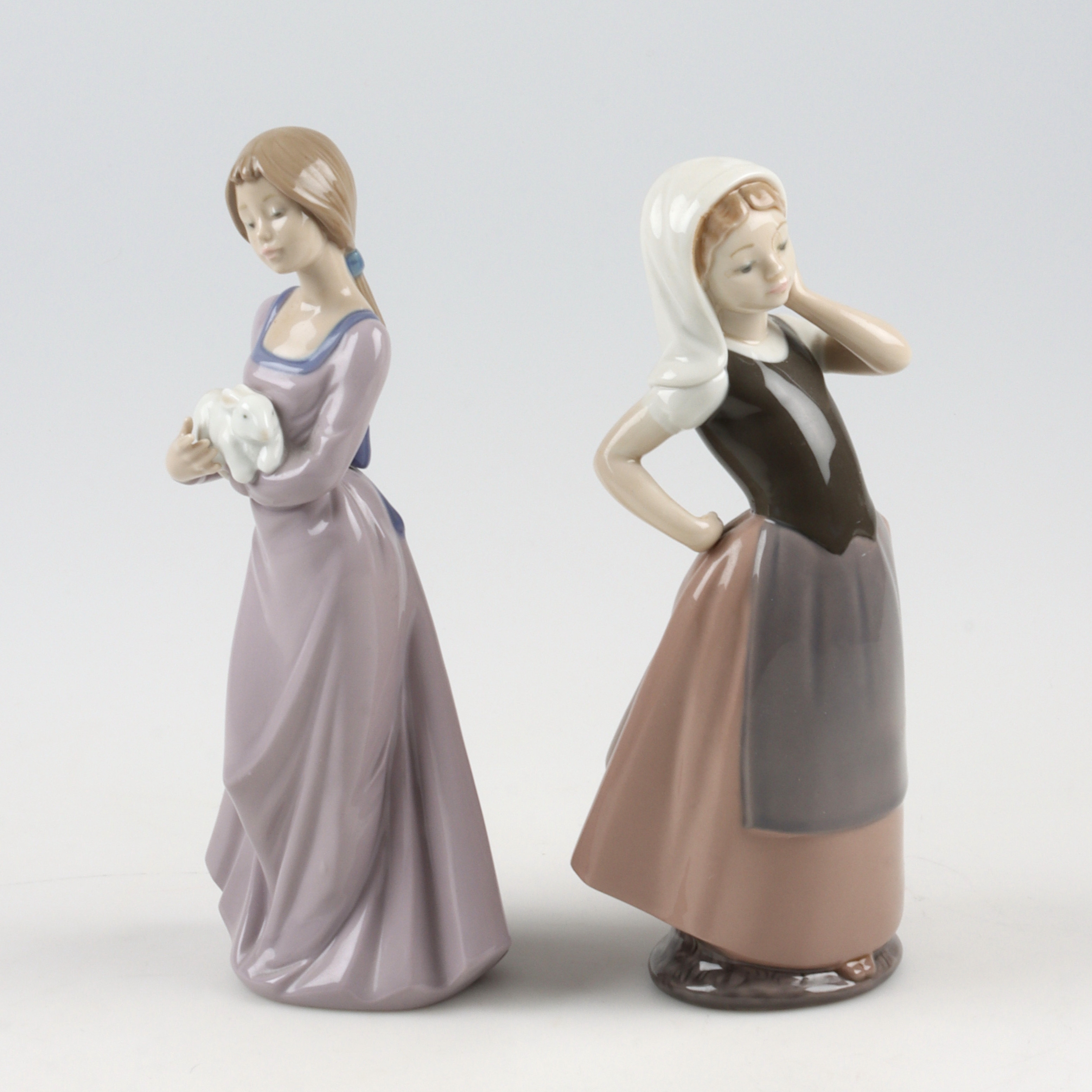 FIGURINER, 1 st, porslin, NAO/Lladro, Spanien.