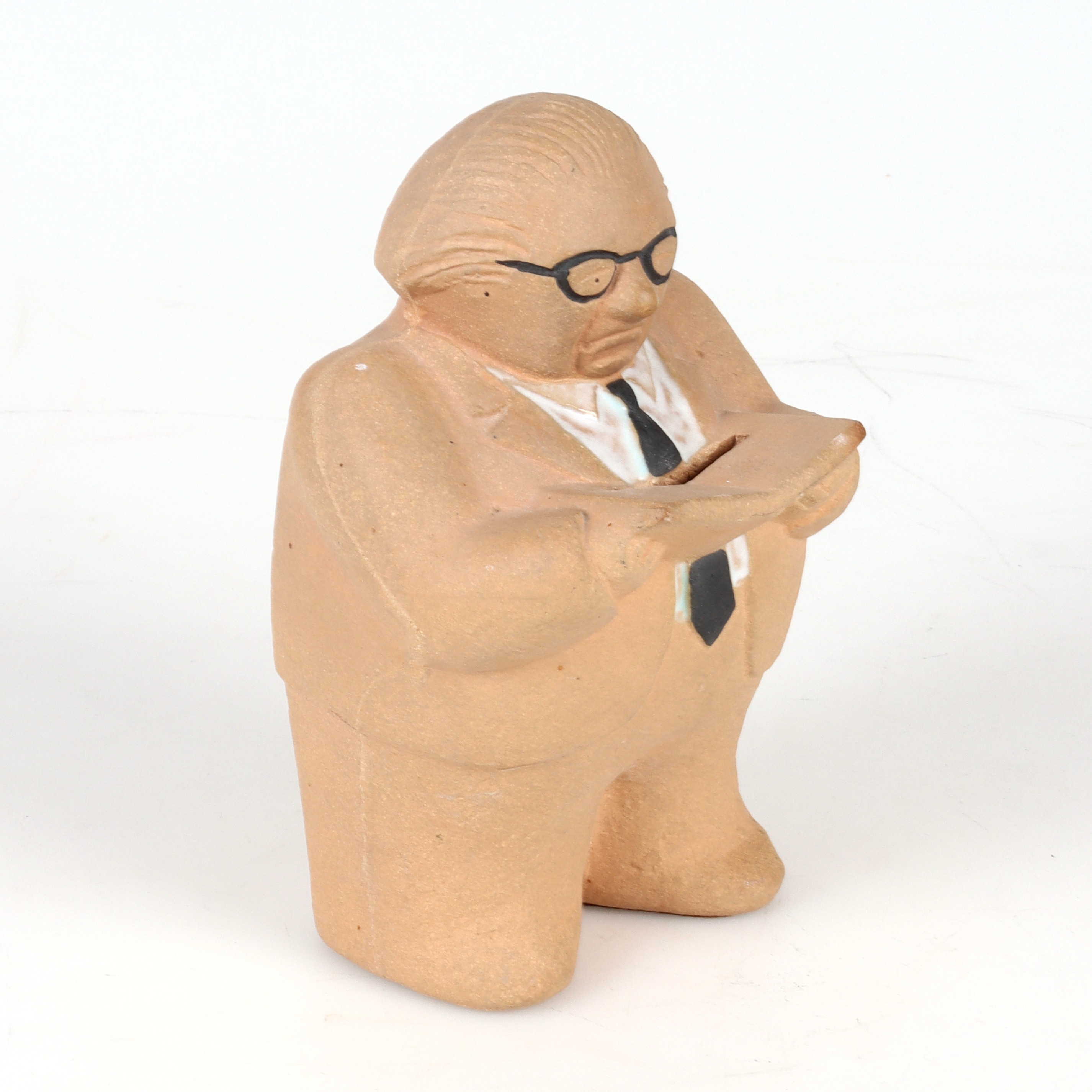 LISA LARSON. Sparbössa, "Gunnar Sträng", stengods, Gustavsberg.