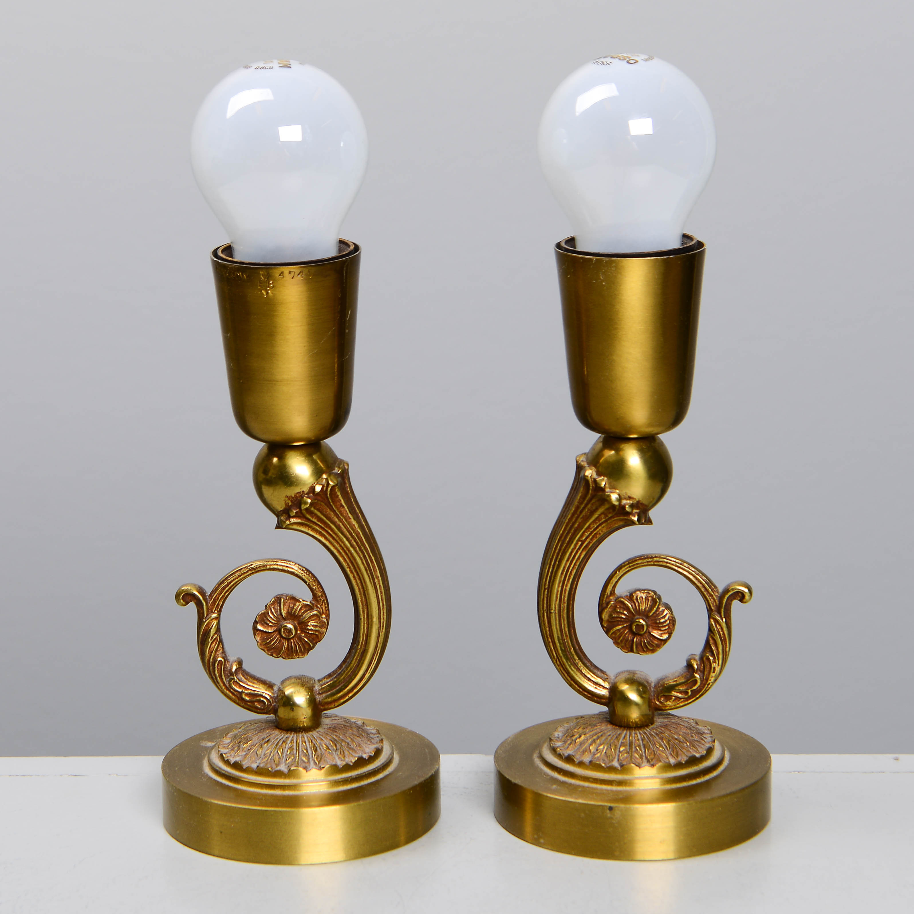 EINAR BÄCKSTRÖM. Bordslampor, ett par, 1900-talets mitt.