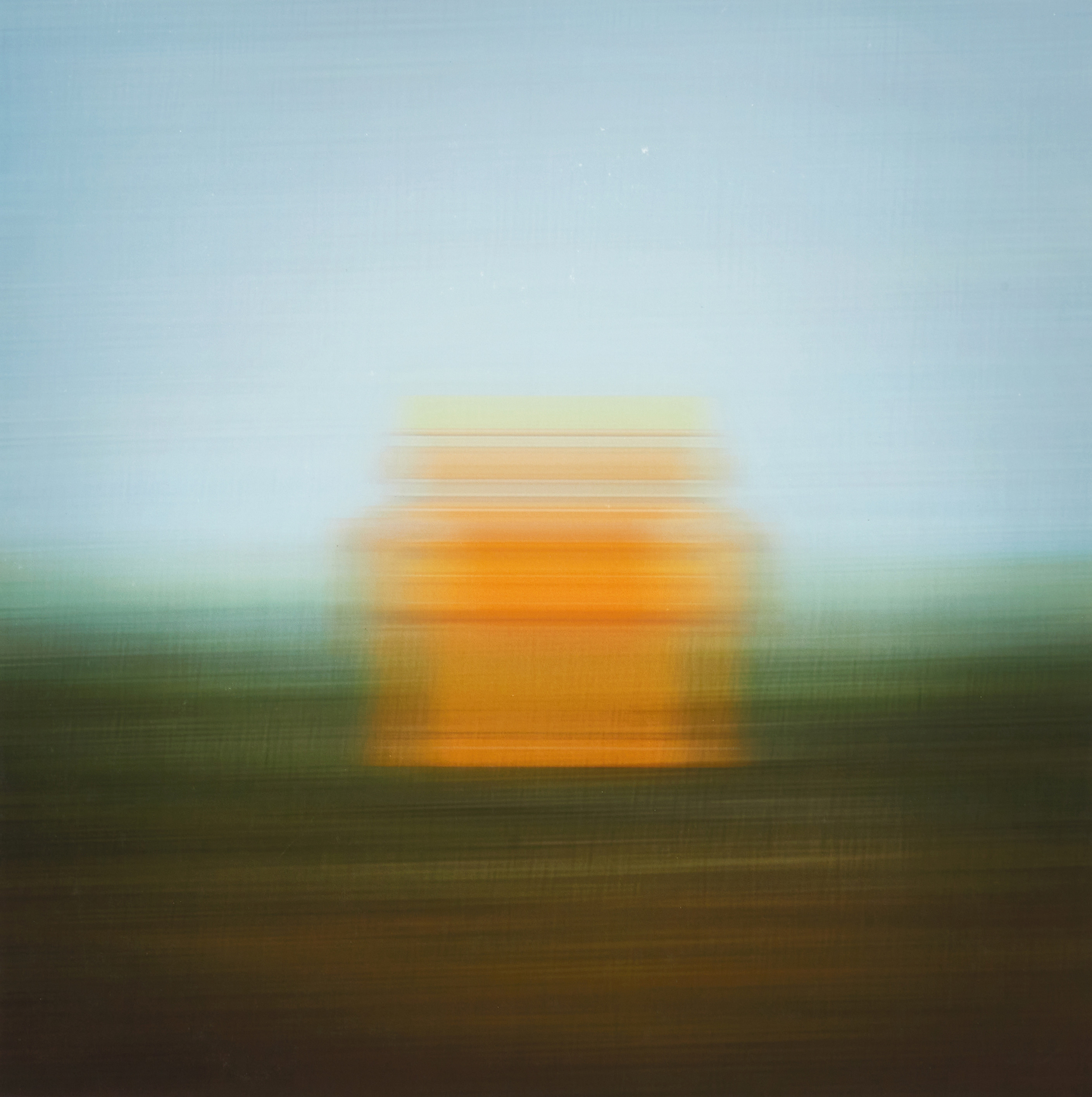 KARIN DAHLIN (född 1975). Abstrakt landskap gul, signerad, E.A. (Épreuve d'Artiste), pigment print.