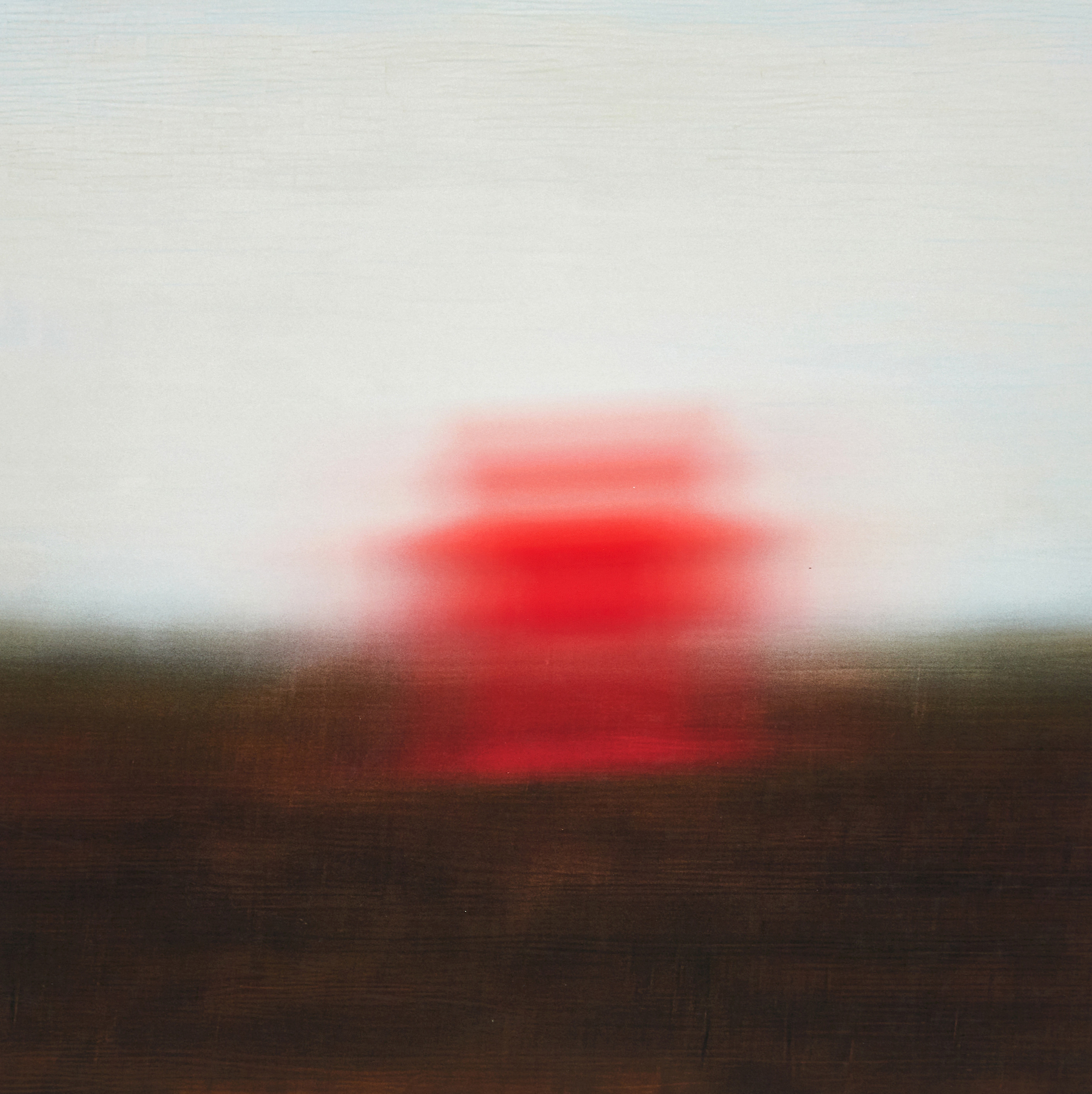 KARIN DAHLIN (född 1975). Abstrakt landskap röd, signerad, och numrerad 3/90, pigment print.