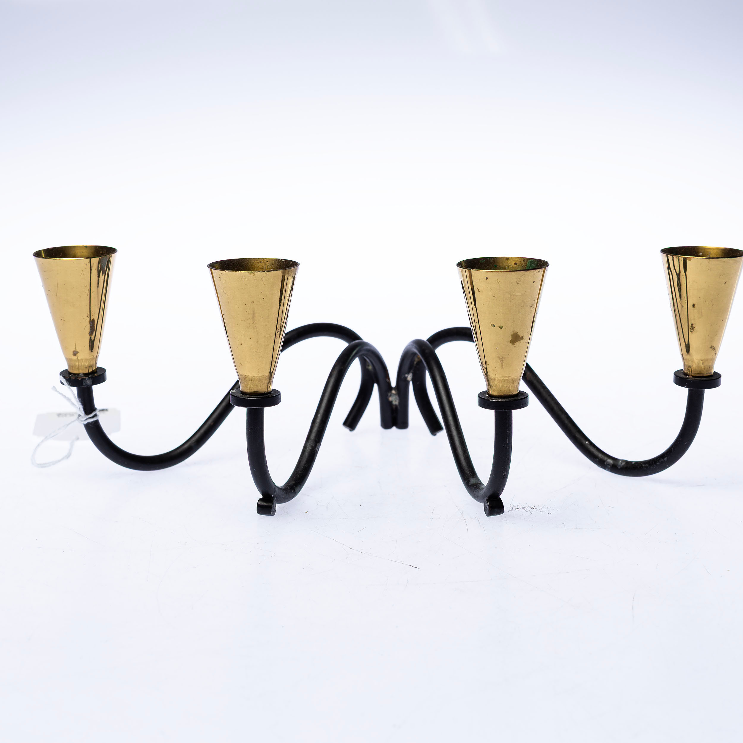 KANDELABER, 4-armad, möjligen Ystad Metall.