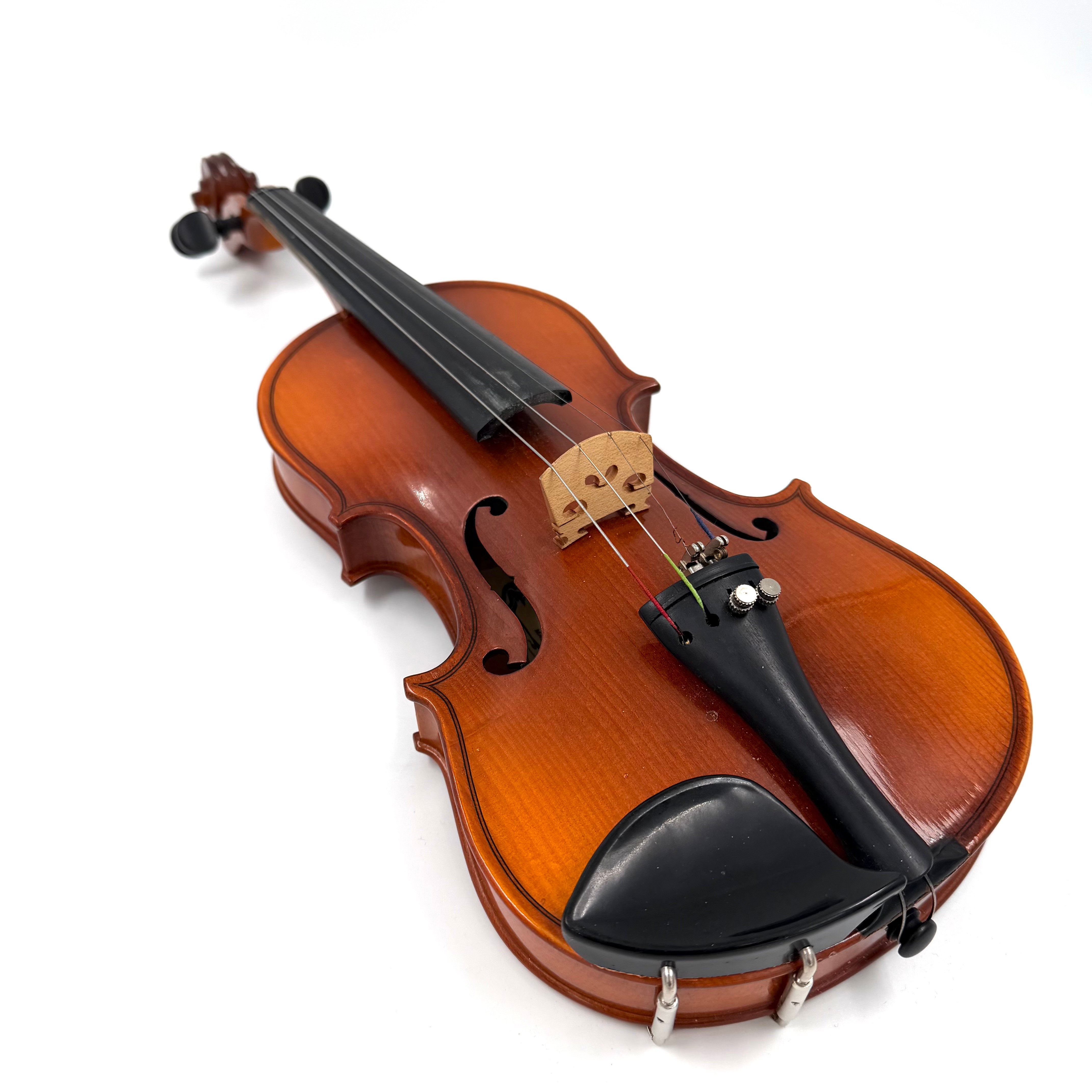 VIOLIN för barn, STRÅKE, 2000-tal, Rumänien, 1/4, inuti med etikett "S.C. Hora S.A. Reghin", daterad 2007, väska.