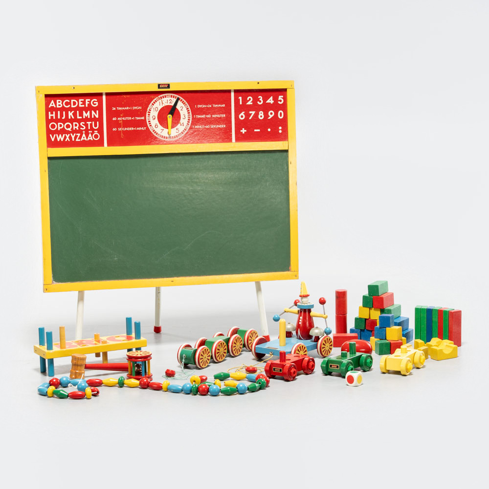 Brio leksaker, Flera delar, 1950-60tal.