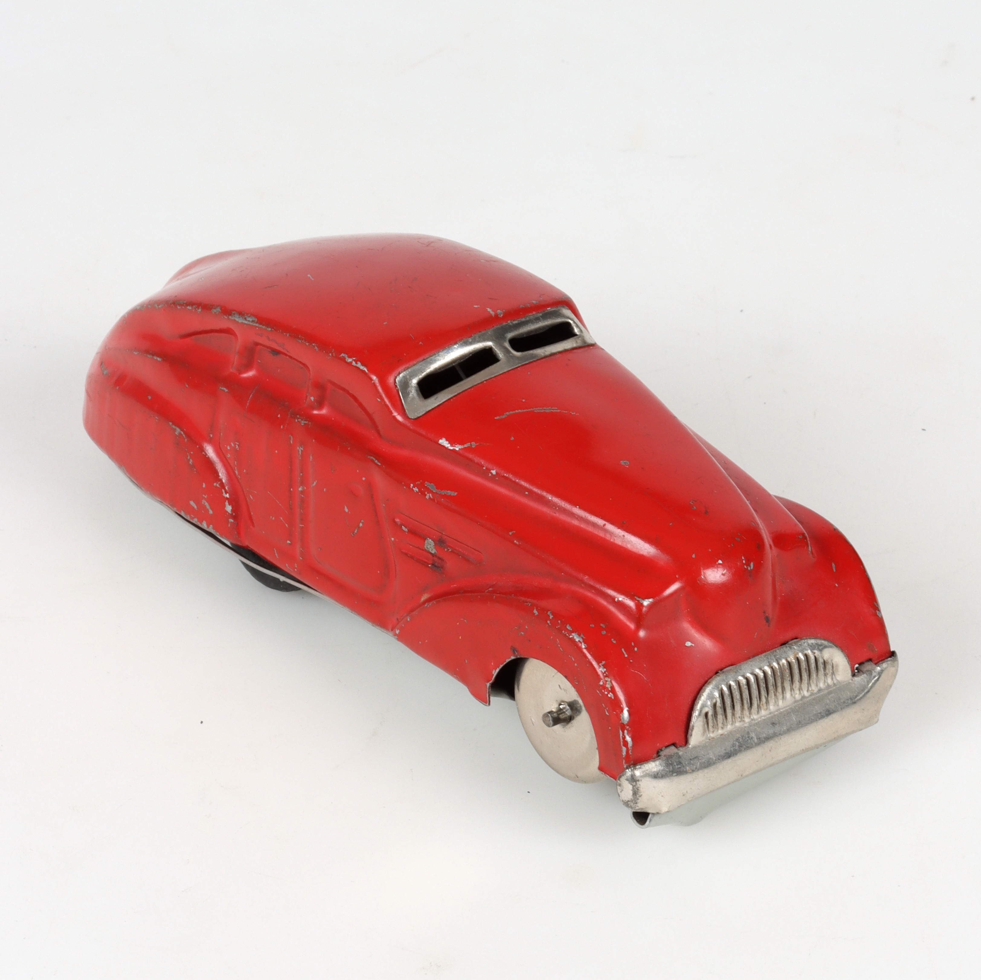 MODELLBIL, plåt, urverk, England, 1900-tal.