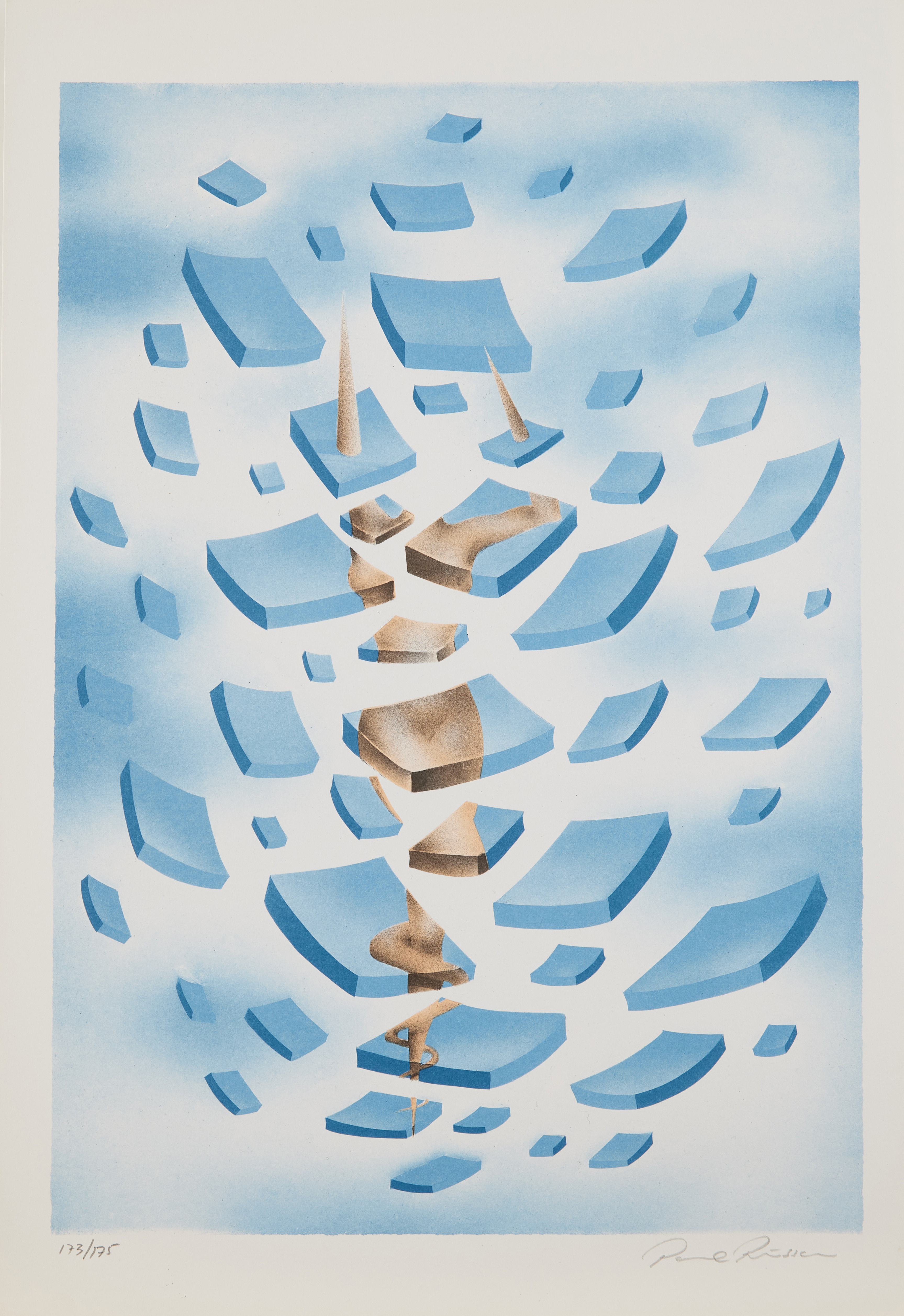 PAUL RIESSER (1957-2014). Färglitografier, 6 st., signerade, delvis numrerade.