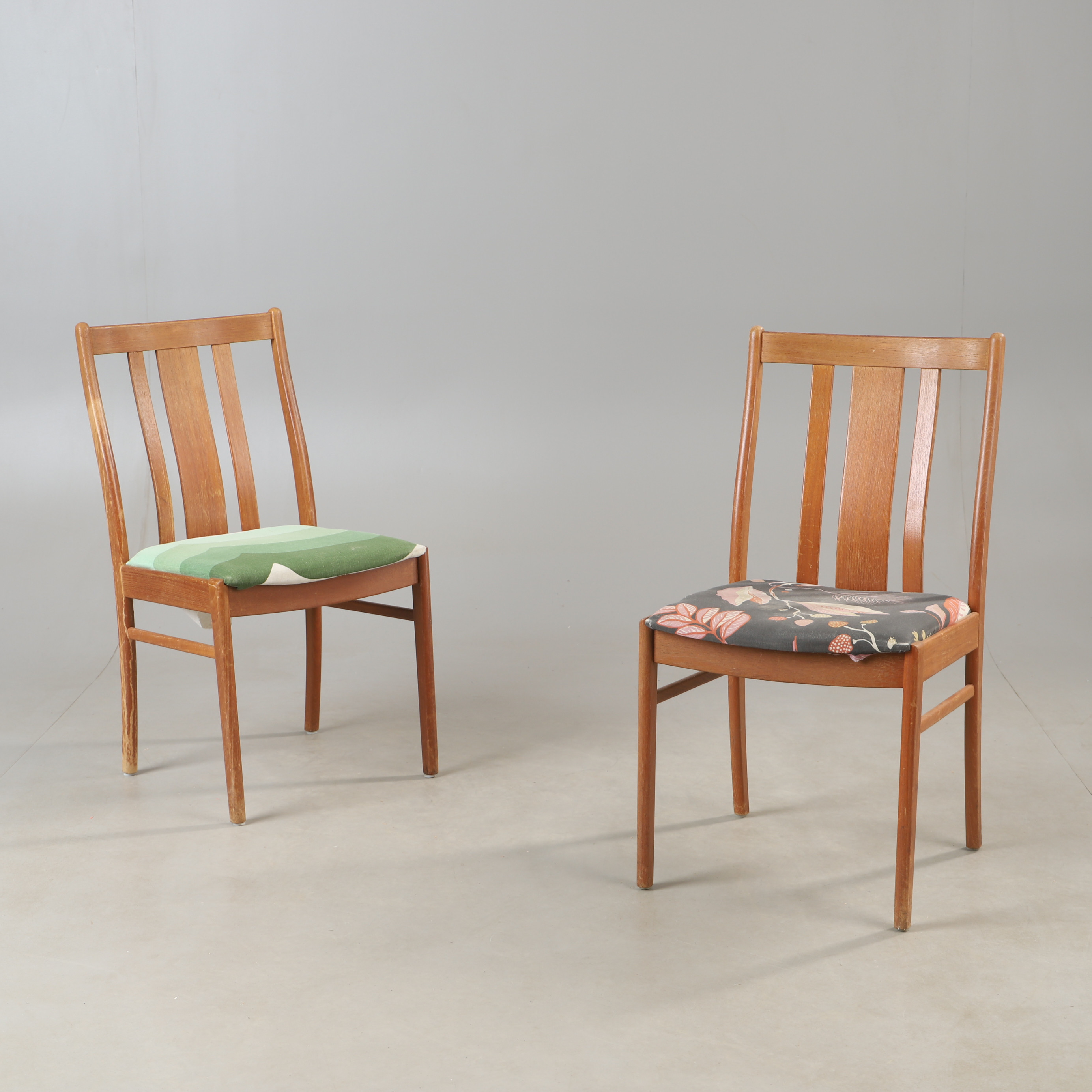 STOLAR, 1 par, teak, 1900-talets mitt.