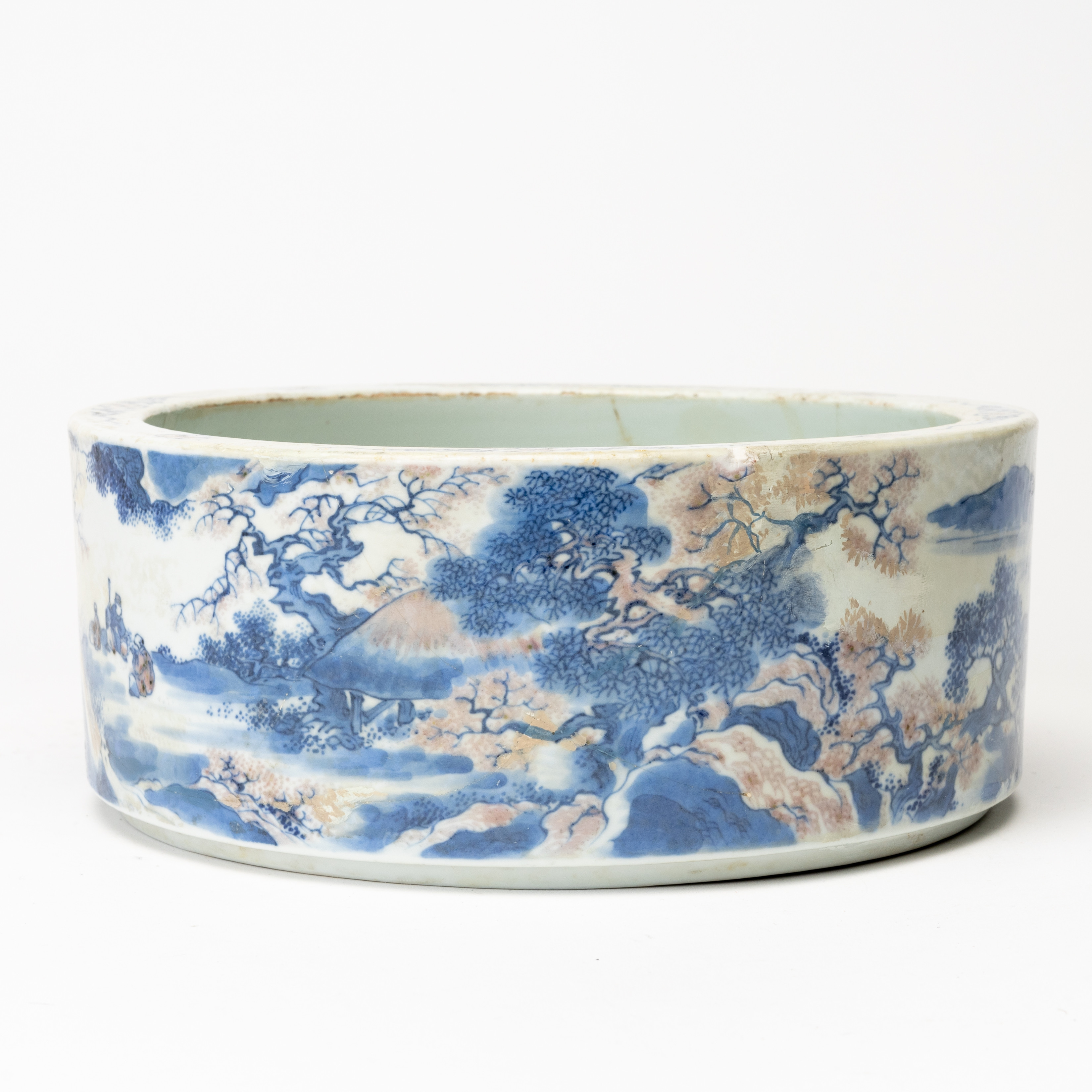 RÖKELSEKAR, porslin, Kina, Jiaqing märkning, 1800-tal.