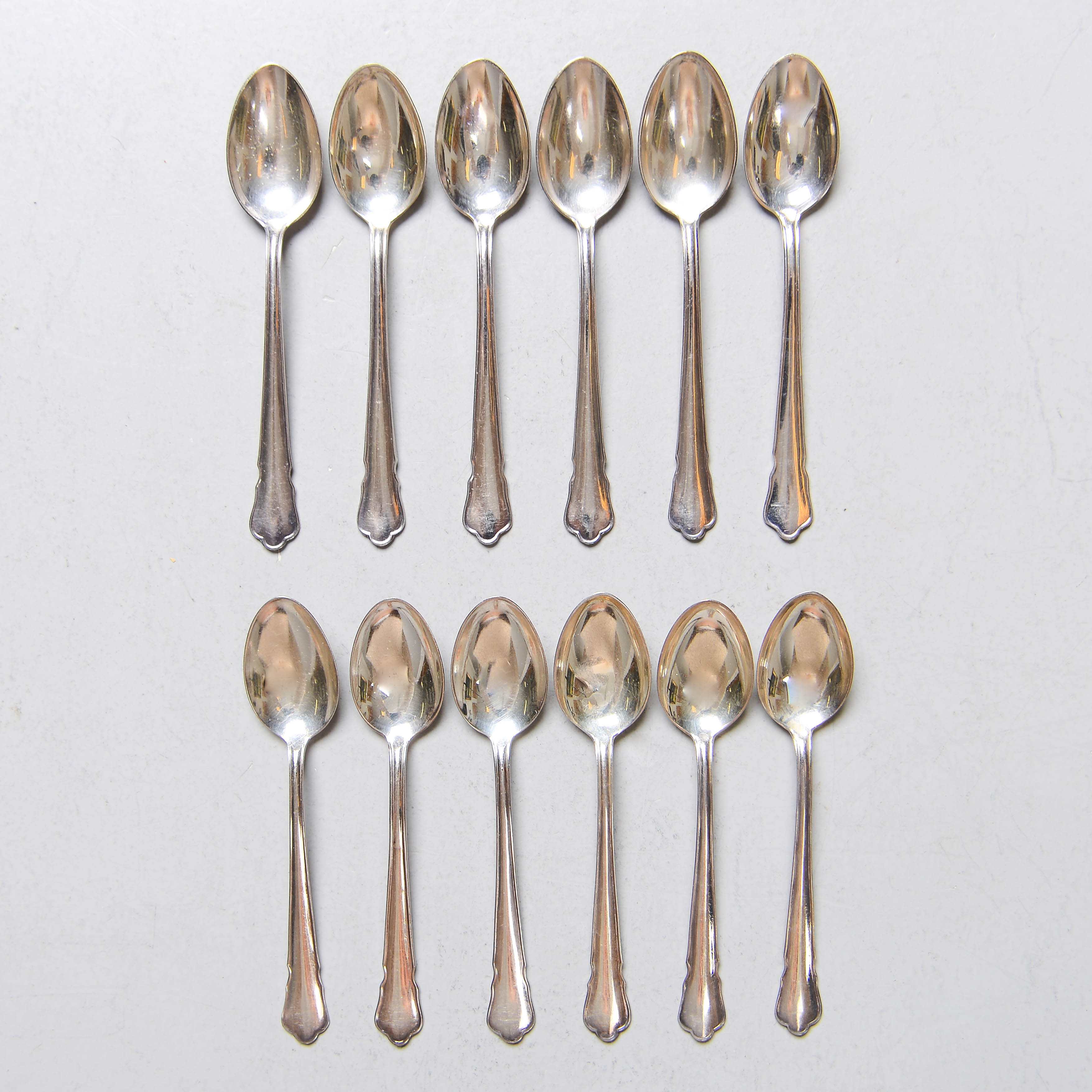 SKEDAR, "Chippendale", 12 st, silver, Guldsmedsaktiebolaget, 1935.