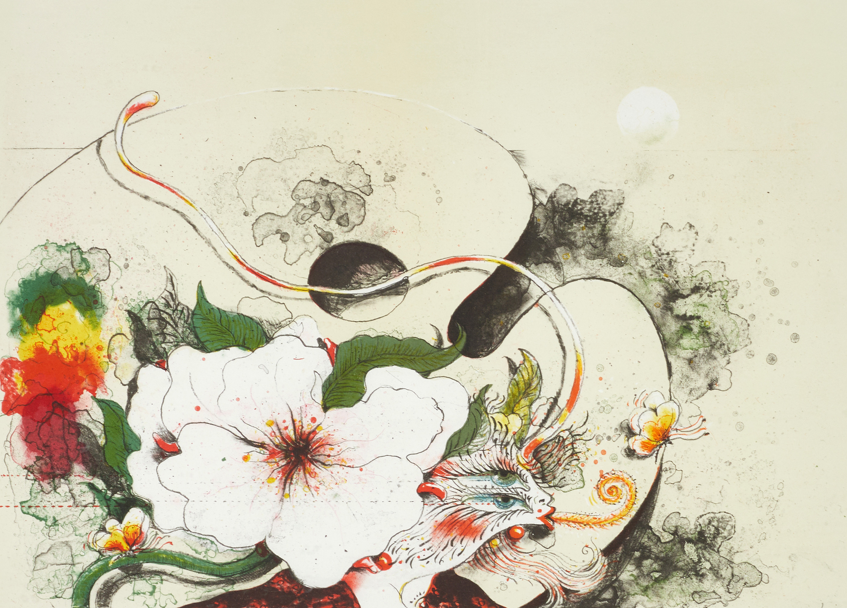 ARDY STRÜWER (1939-2023). Kompositioner, 3 st, signerade och numrerade, färglitografier.