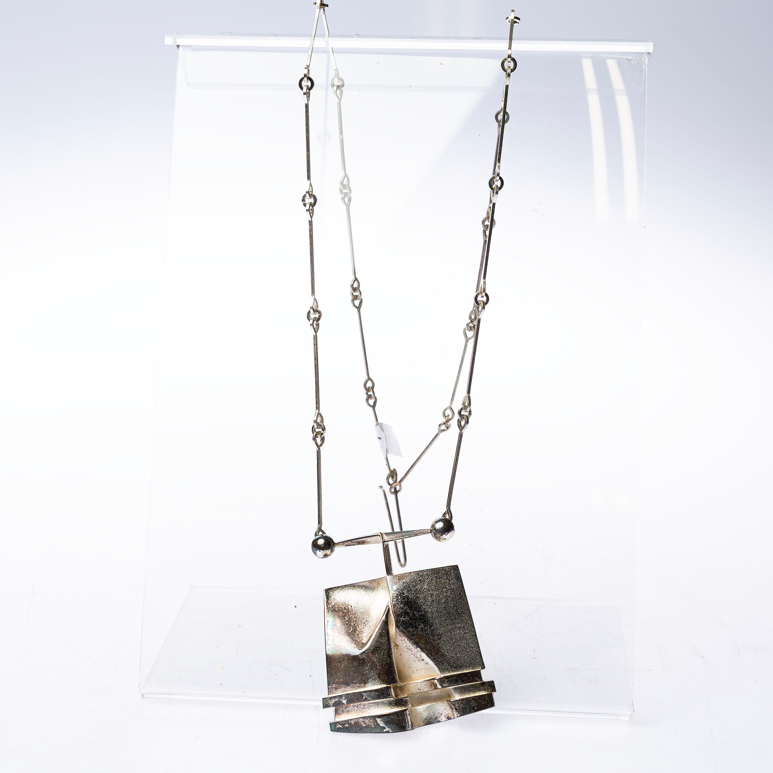 BJÖRN WECKSTRÖM. Collier, silver, Lapponia, Finland.